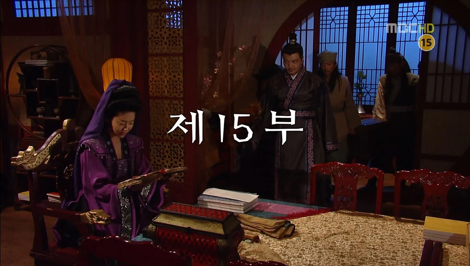 Jeong Woong-in and Hyun-Jung Go in The Great Queen Seondeok (2009)