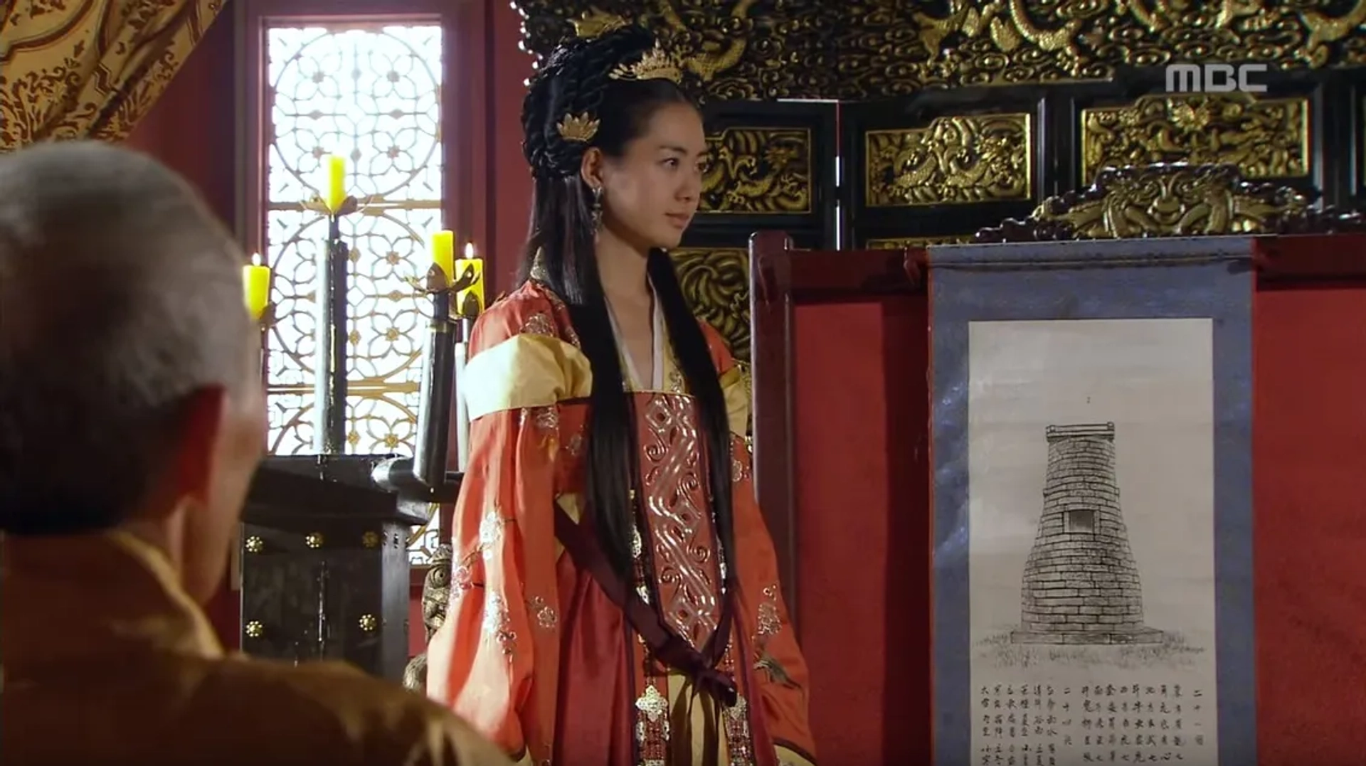 Yo-won Lee and Oh Yeong-su in The Great Queen Seondeok (2009)