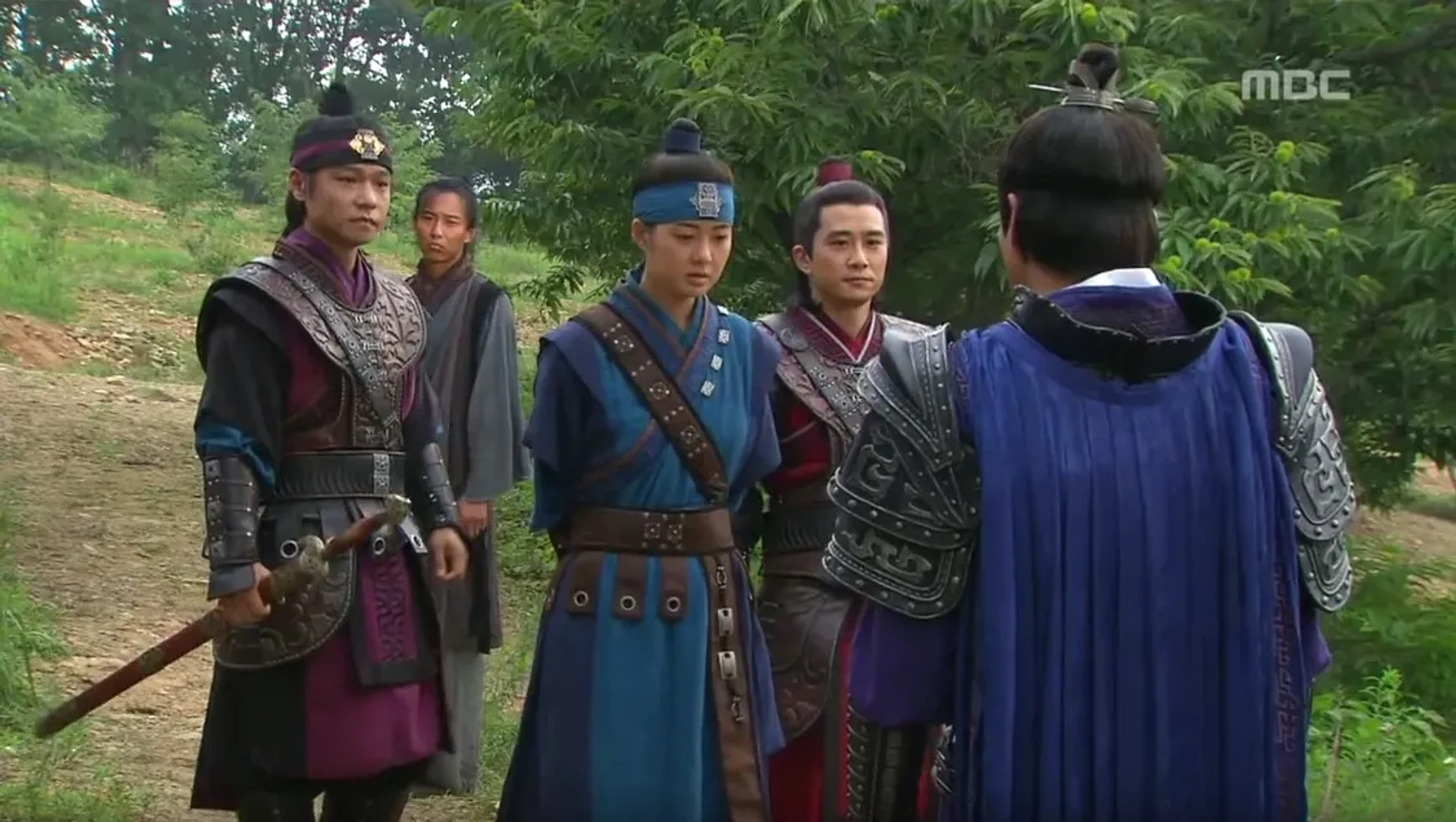 Kyoung-In Hong, Yo-won Lee, Kim Nam-gil, Do-bin Baek, and No-min Jeon in The Great Queen Seondeok (2009)