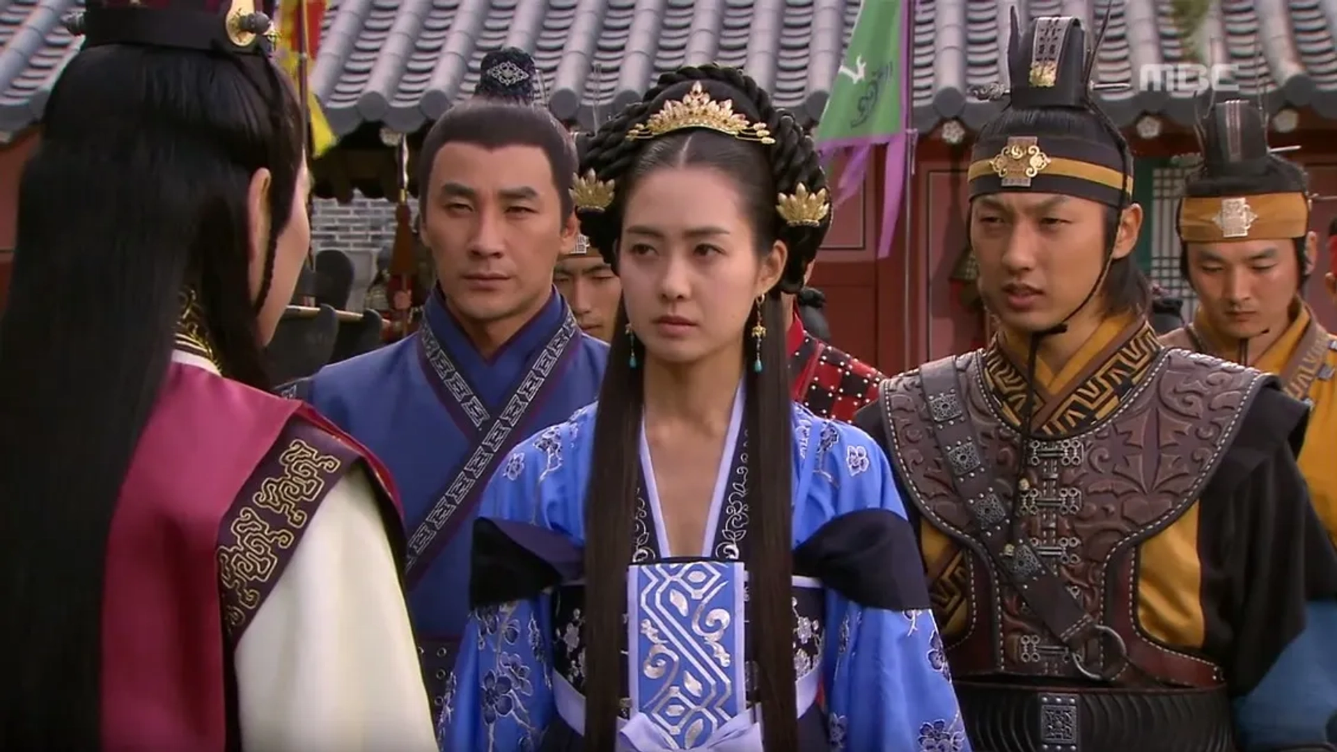 Yo-won Lee, Yoo Seung-ho, Tae-woong Eom, and Seung-hyo Lee in The Great Queen Seondeok (2009)