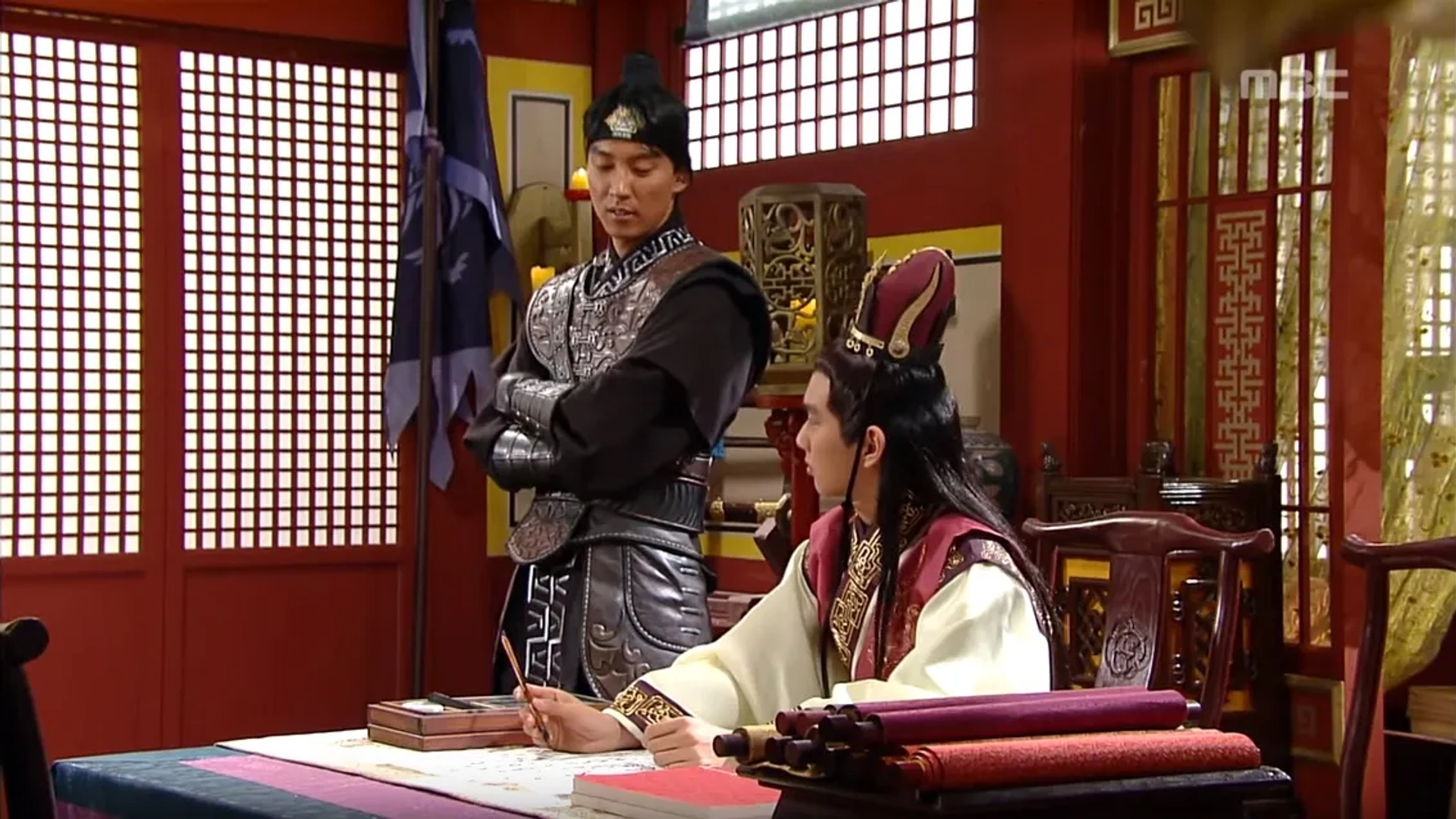 Yoo Seung-ho and Kim Nam-gil in The Great Queen Seondeok (2009)