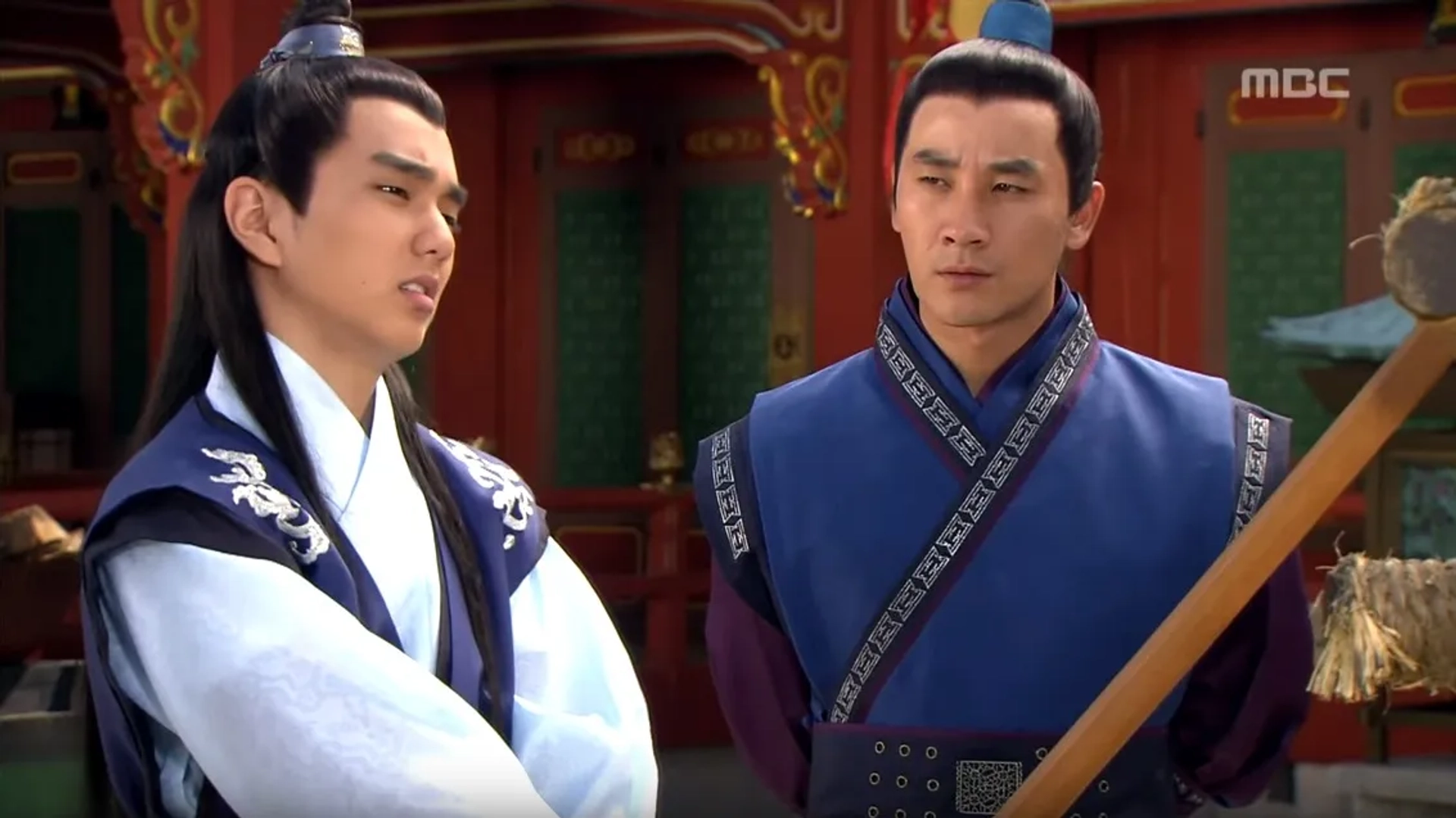 Yoo Seung-ho and Tae-woong Eom in The Great Queen Seondeok (2009)