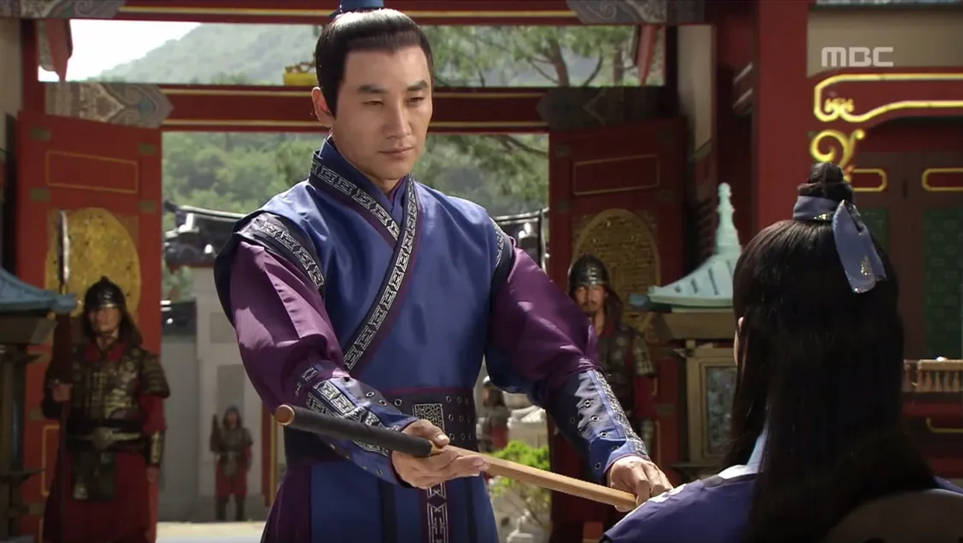 Yoo Seung-ho and Tae-woong Eom in The Great Queen Seondeok (2009)