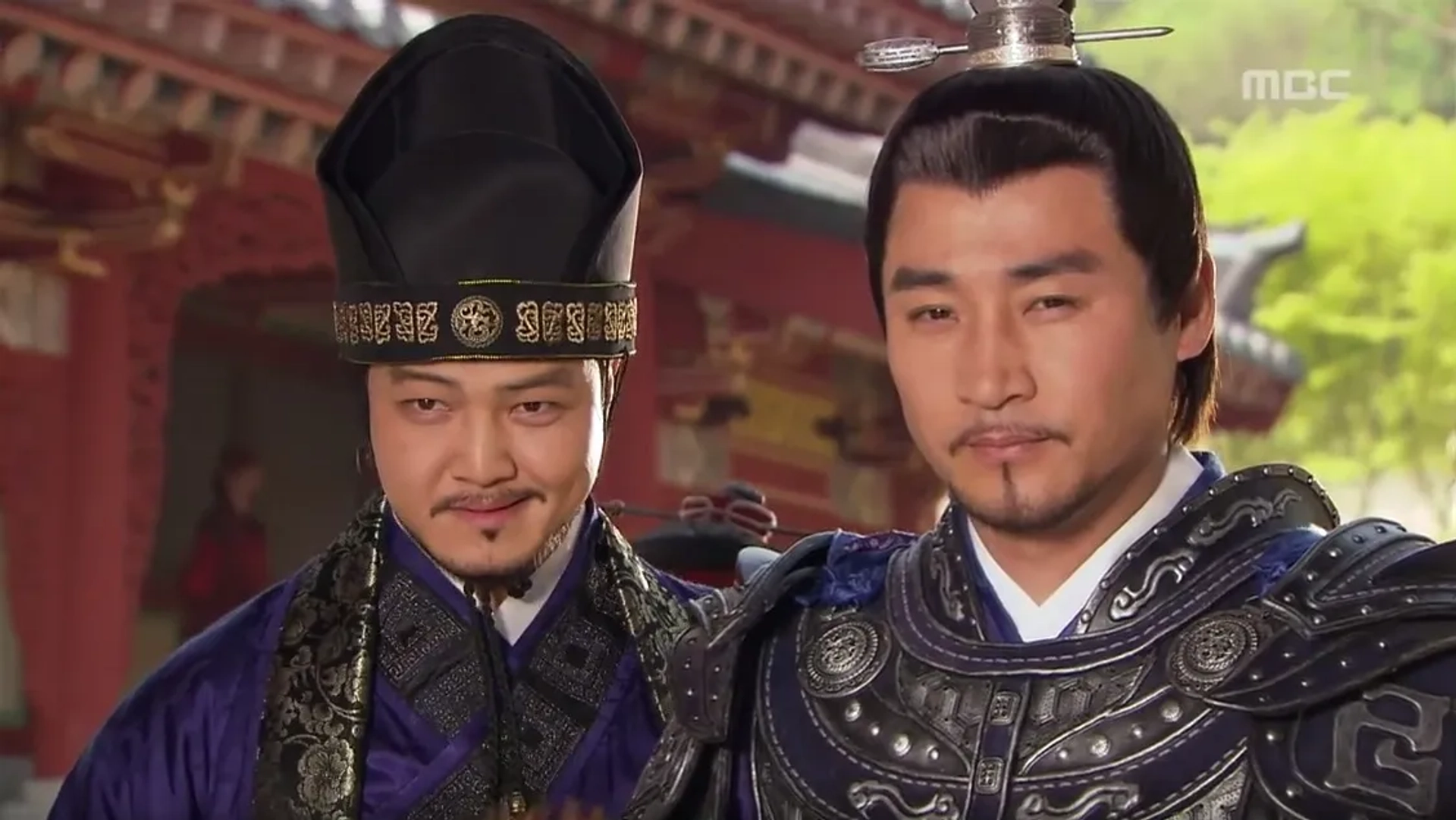 Jeong Woong-in and No-min Jeon in The Great Queen Seondeok (2009)