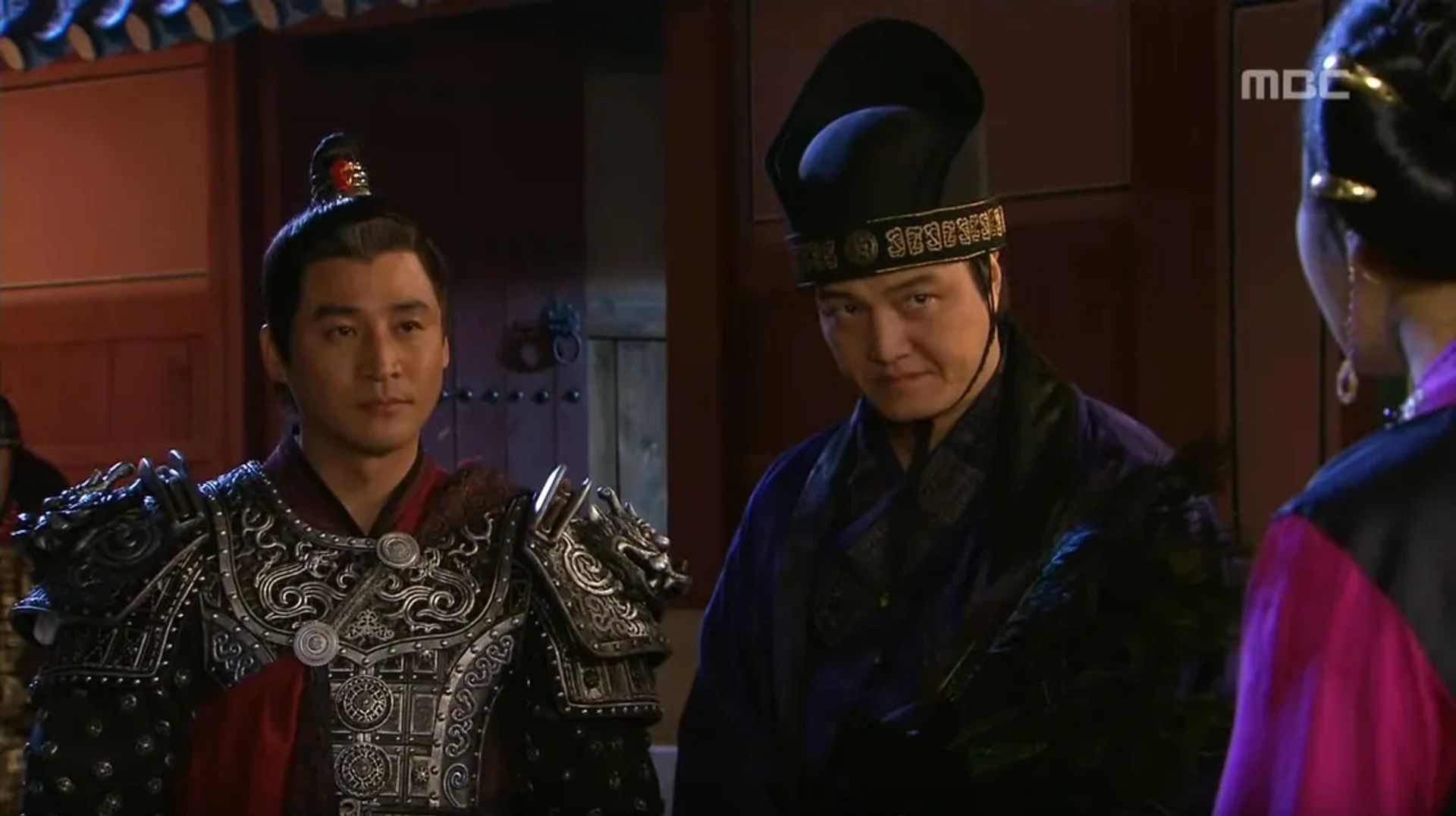 Jeong Woong-in and No-min Jeon in The Great Queen Seondeok (2009)