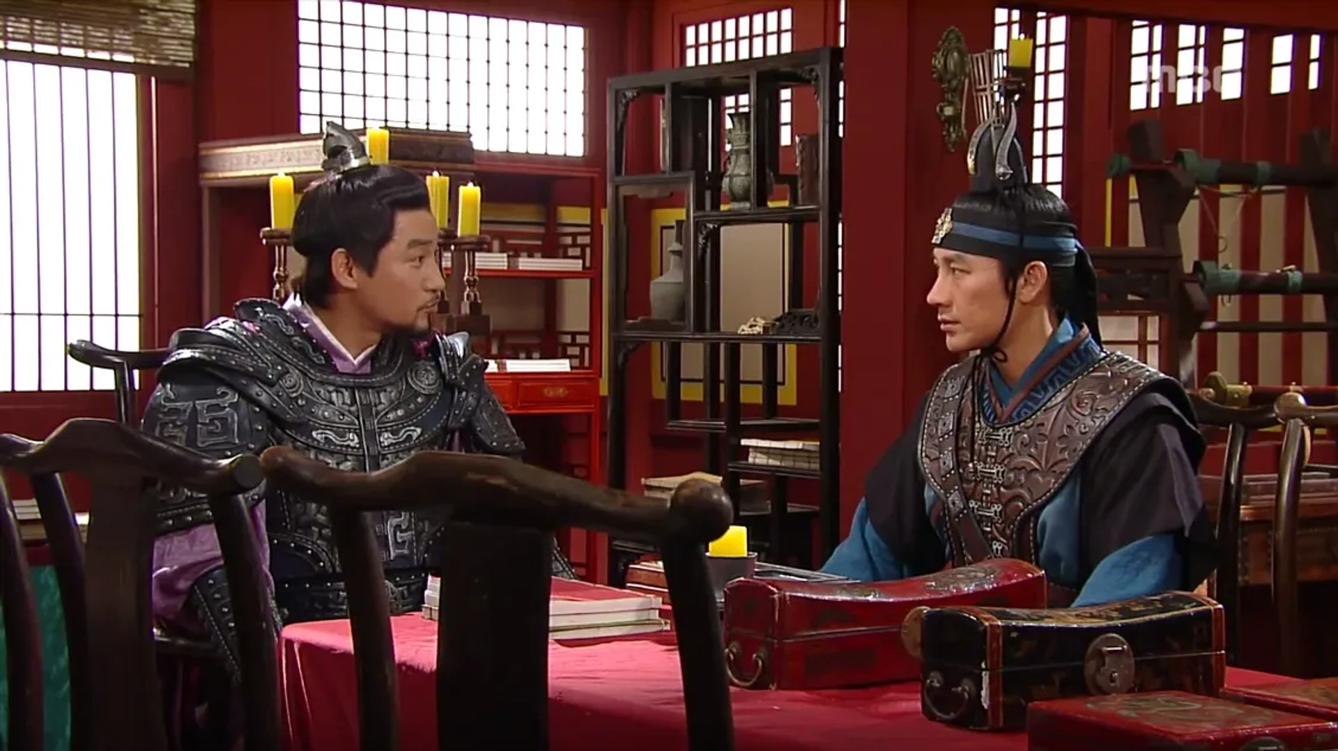 Tae-woong Eom and No-min Jeon in The Great Queen Seondeok (2009)