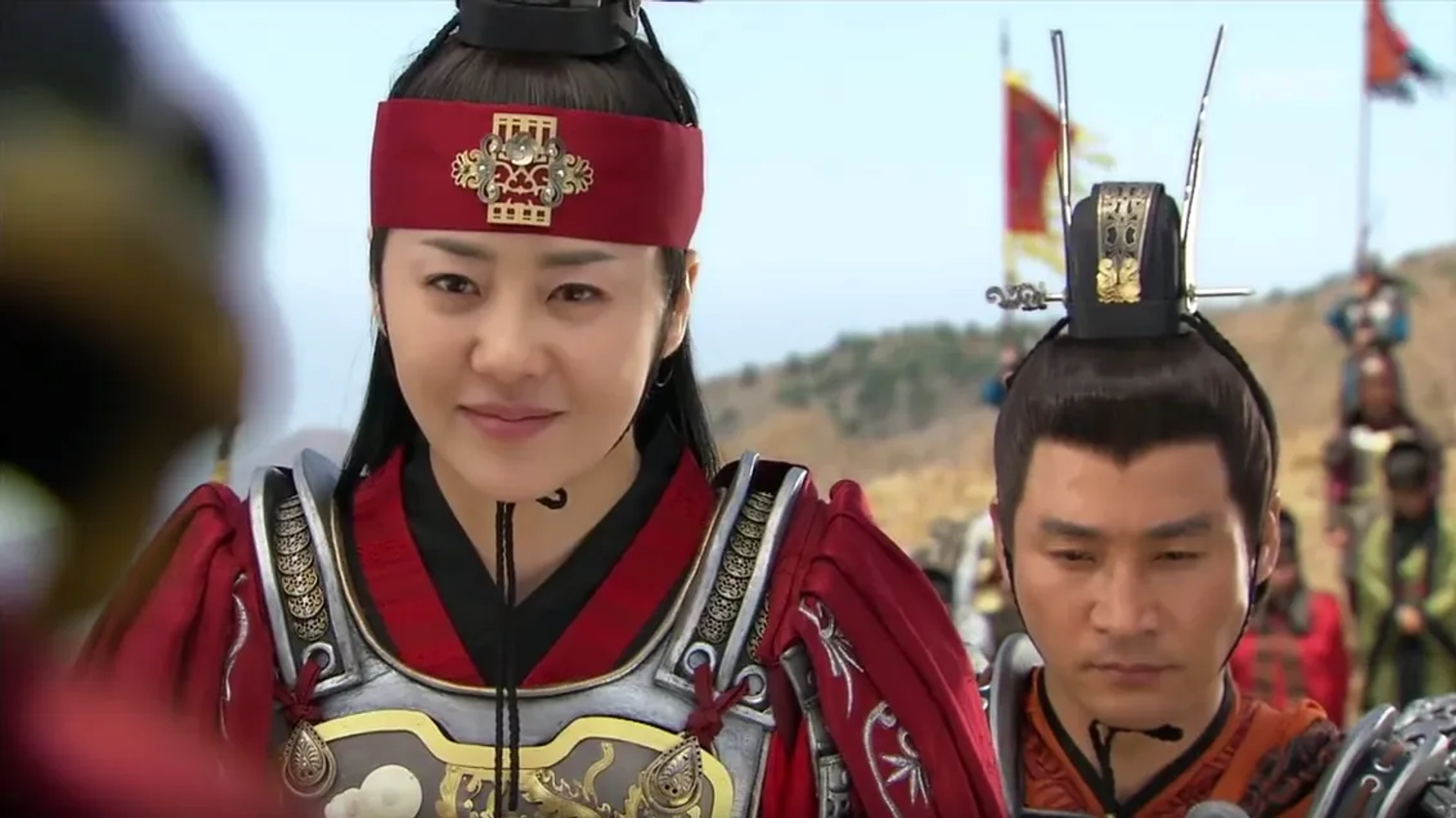 Hyun-Jung Go and No-min Jeon in The Great Queen Seondeok (2009)