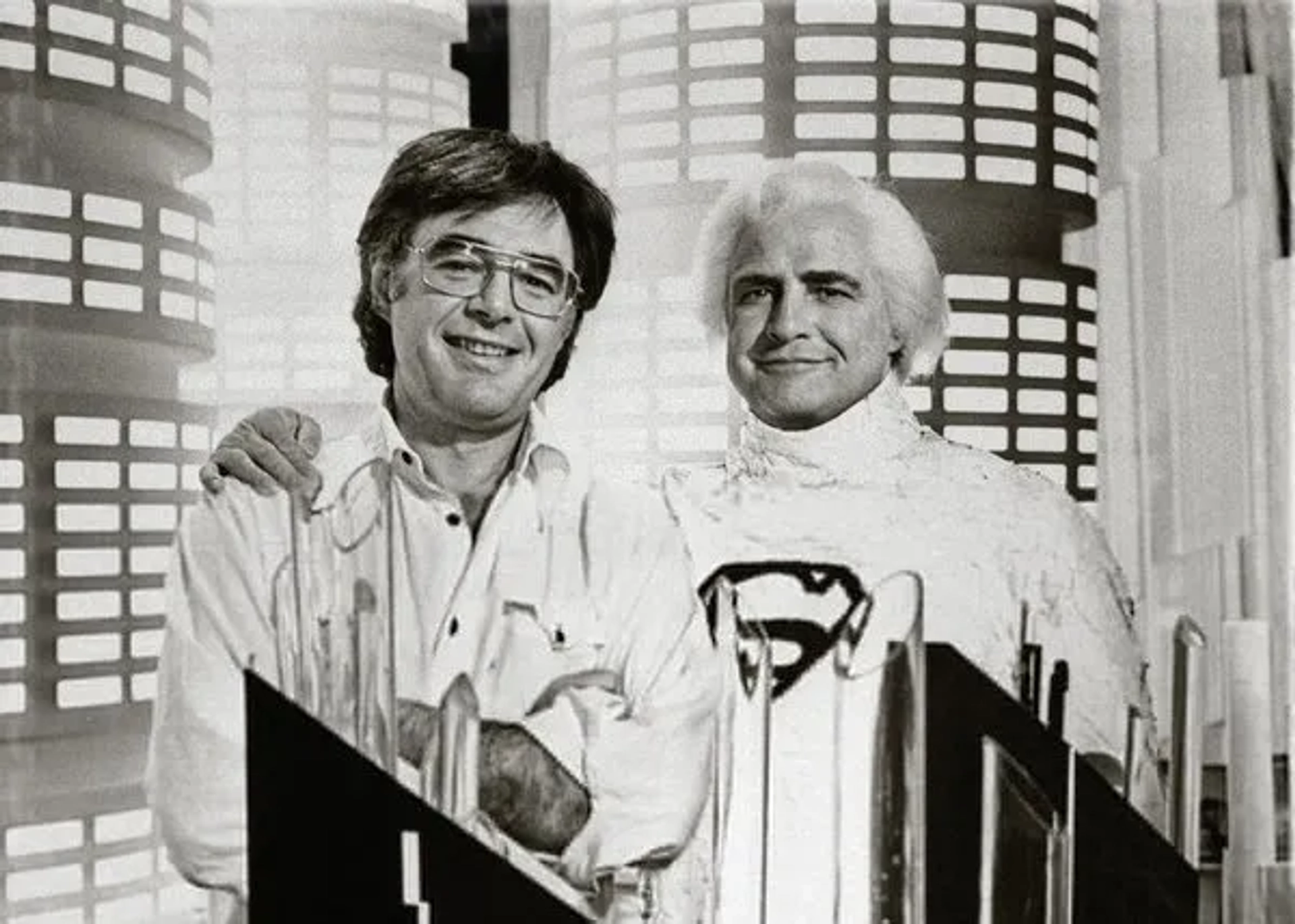 Marlon Brando and Richard Donner in Superman (1978)