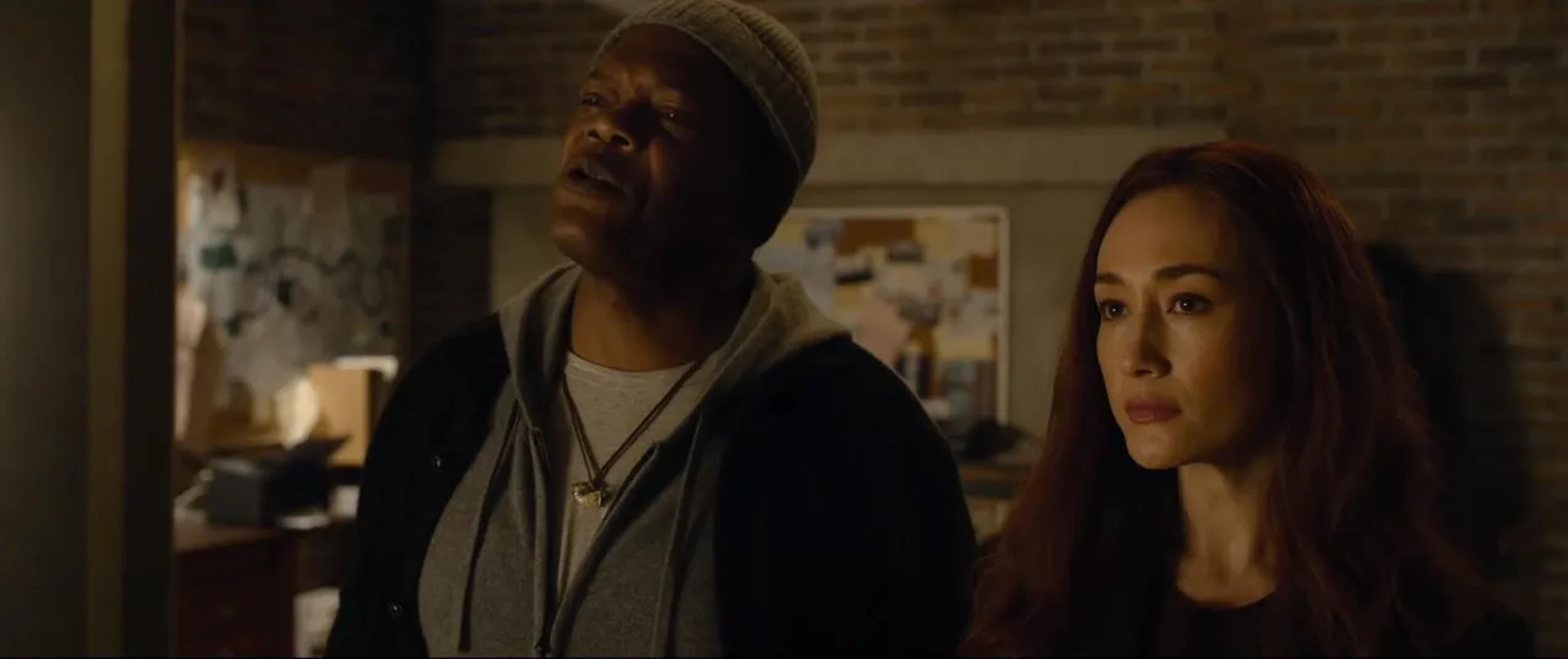 Samuel L. Jackson and Maggie Q in The Protégé (2021)