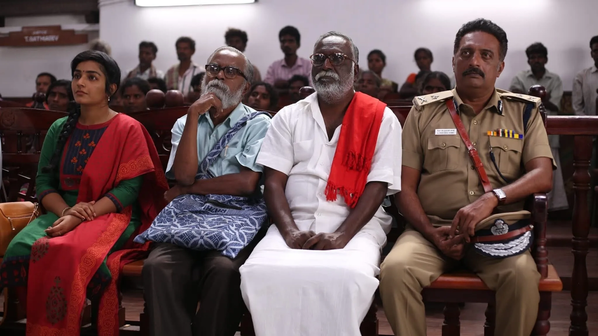 Prakash Raj and Rajisha Vijayan in Jai Bhim (2021)