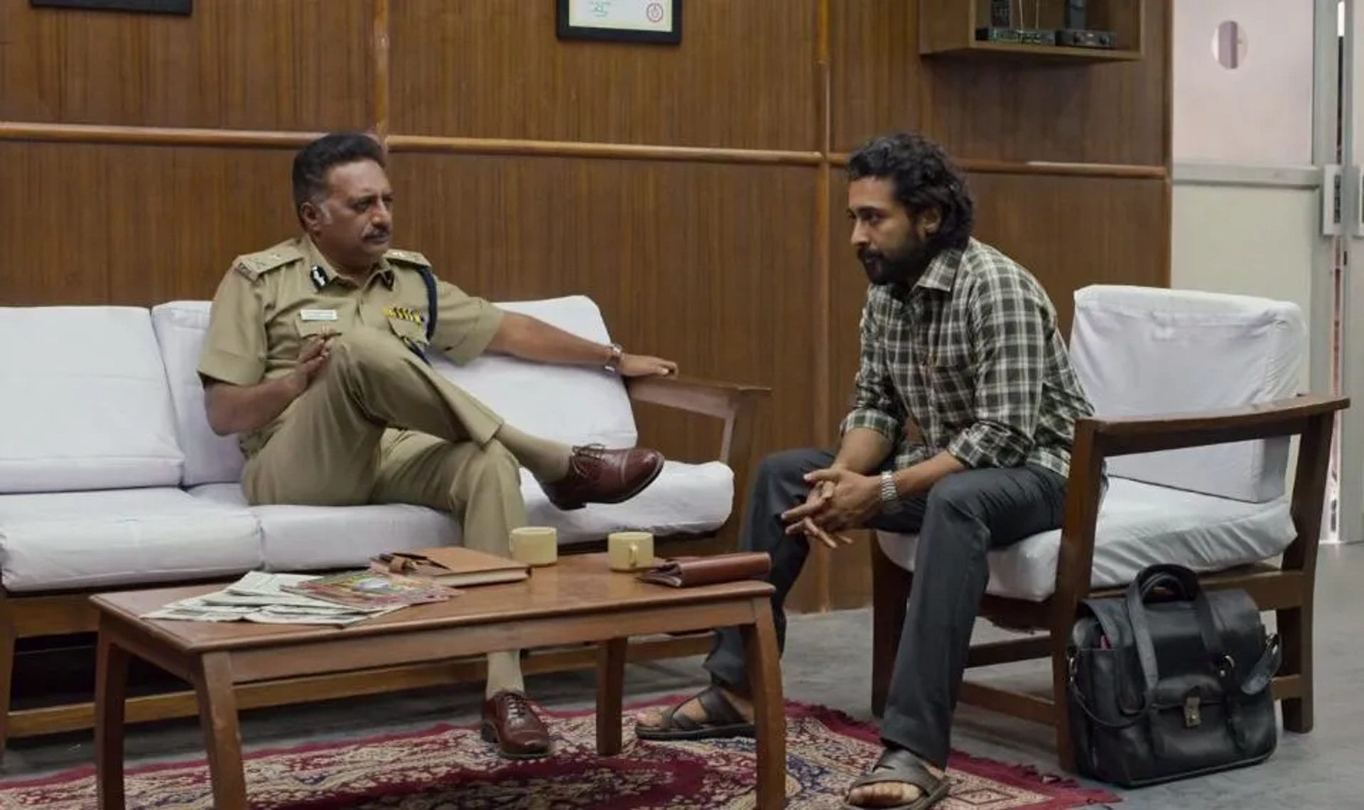 Prakash Raj and Suriya in Jai Bhim (2021)