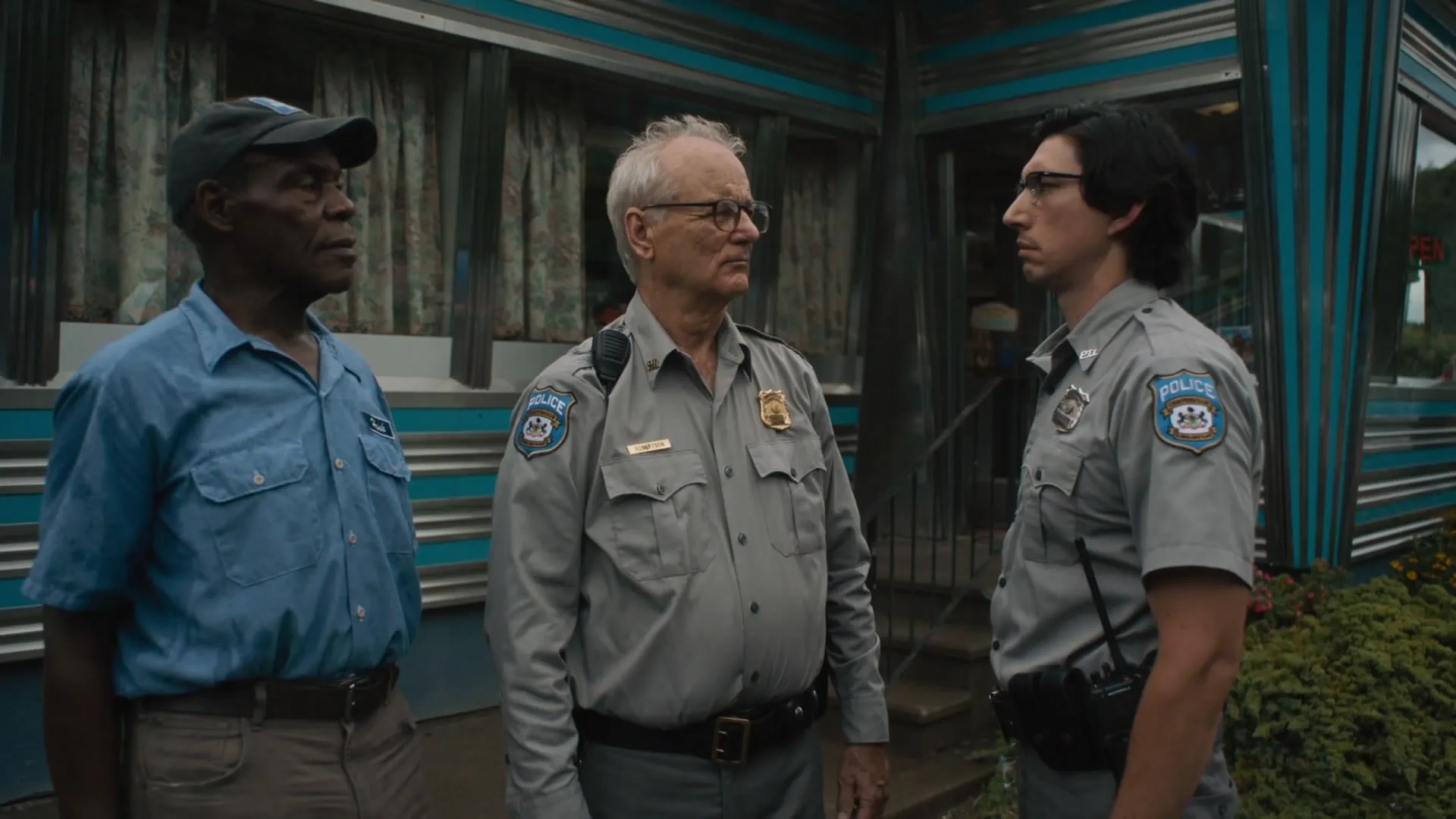 Bill Murray, Danny Glover, and Adam Driver in The Dead Don't Die (2019)