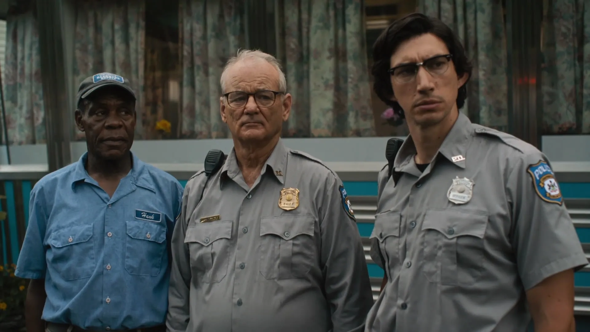 Bill Murray, Danny Glover, and Adam Driver in The Dead Don't Die (2019)