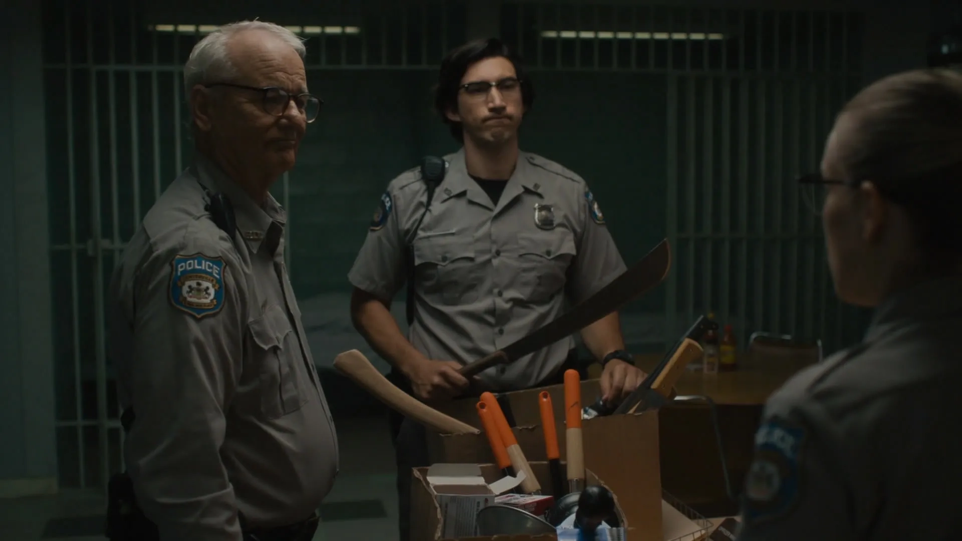 Bill Murray, Chloë Sevigny, and Adam Driver in The Dead Don't Die (2019)