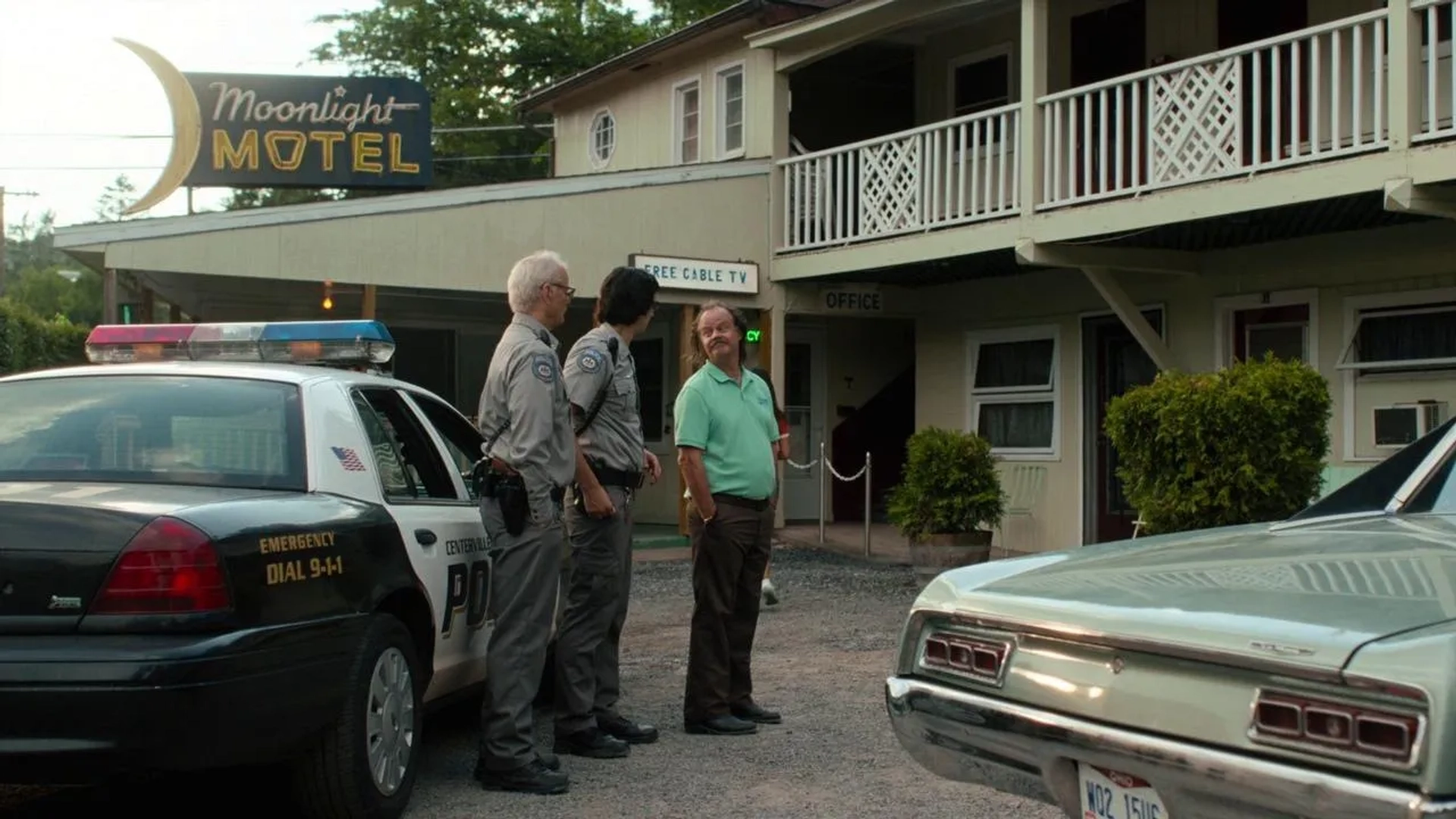 Bill Murray, Larry Fessenden, and Adam Driver in The Dead Don't Die (2019)