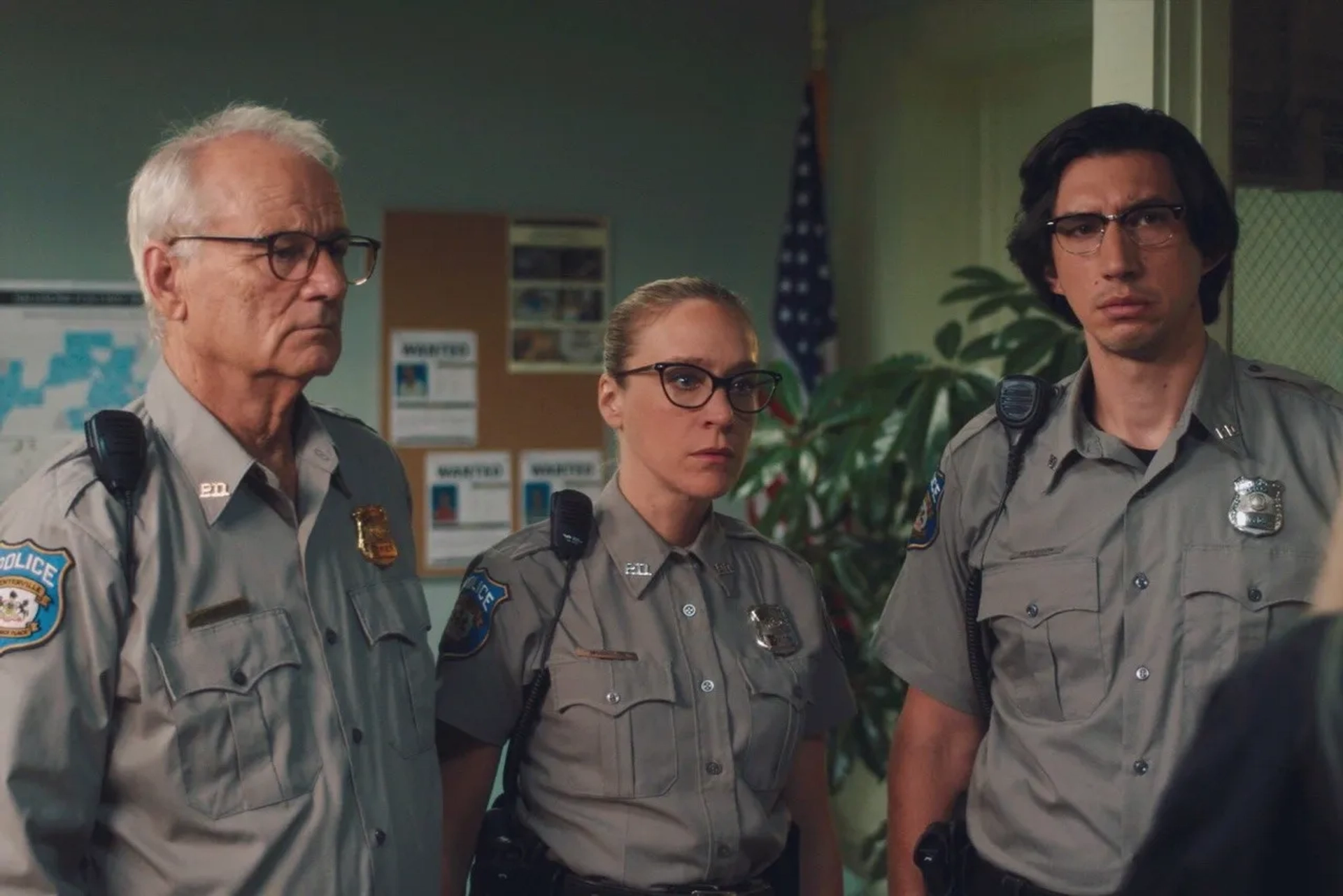 Bill Murray, Chloë Sevigny, and Adam Driver in The Dead Don't Die (2019)