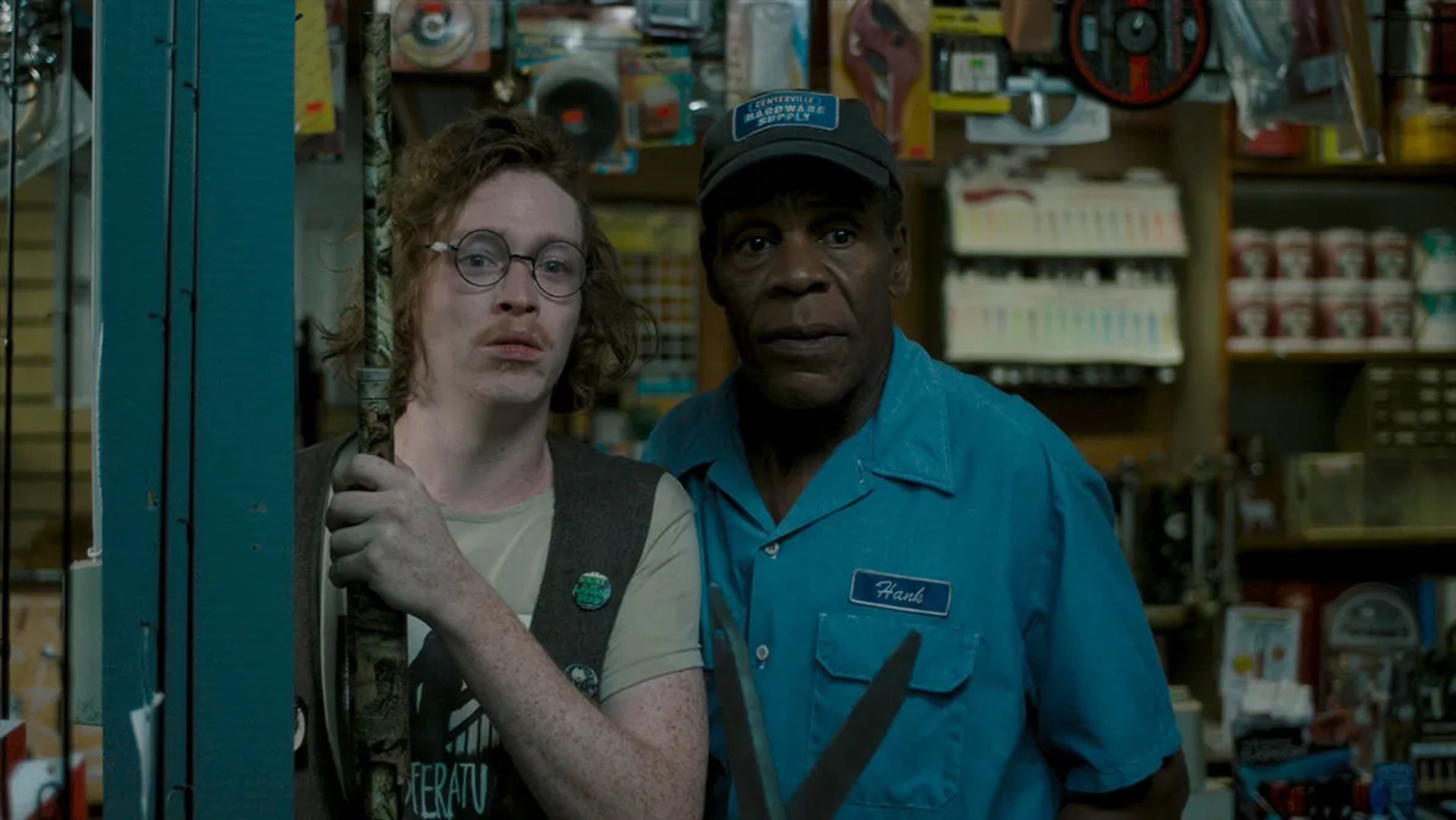 Danny Glover and Caleb Landry Jones in The Dead Don't Die (2019)