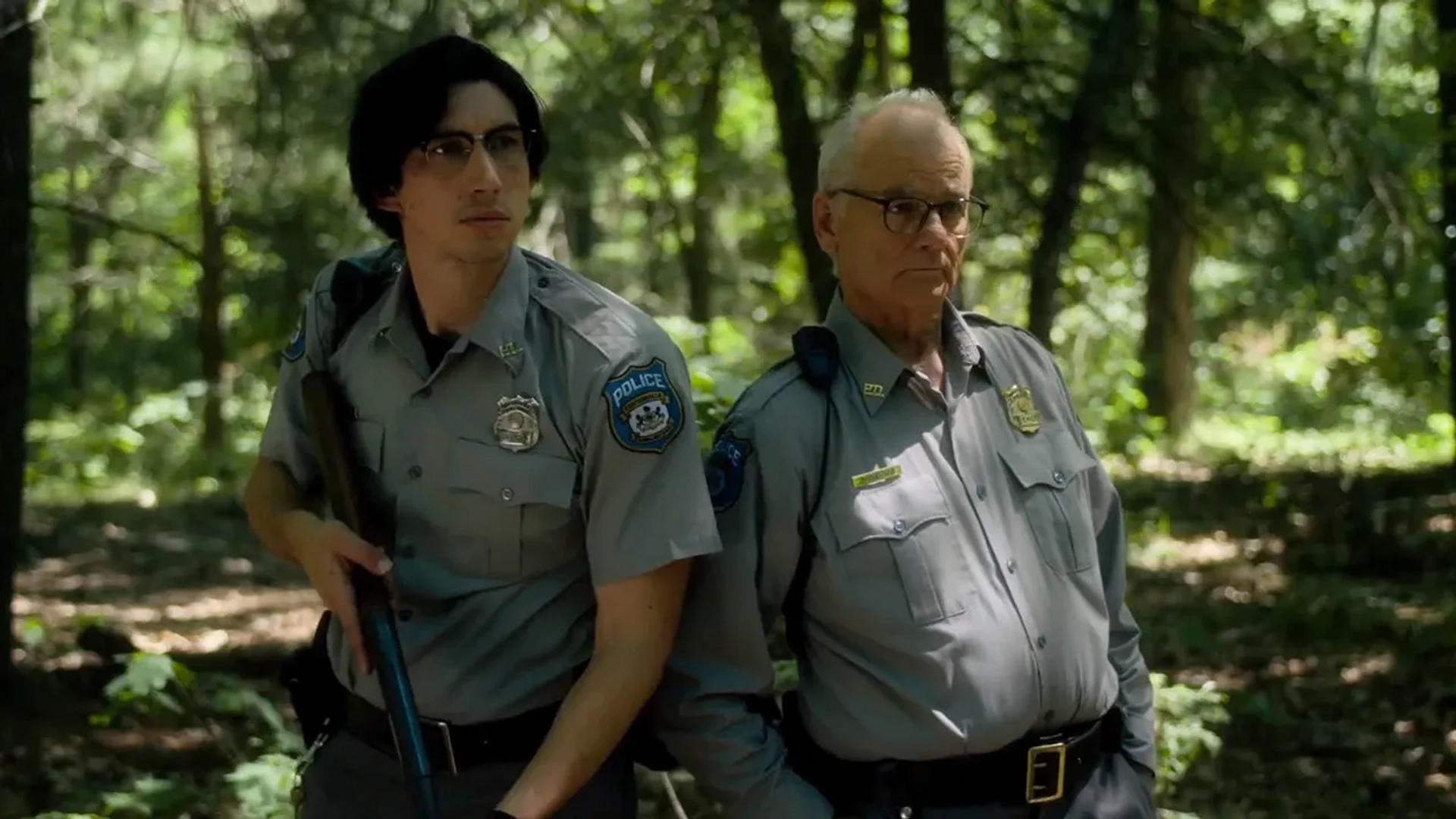 Bill Murray and Adam Driver in The Dead Don't Die (2019)