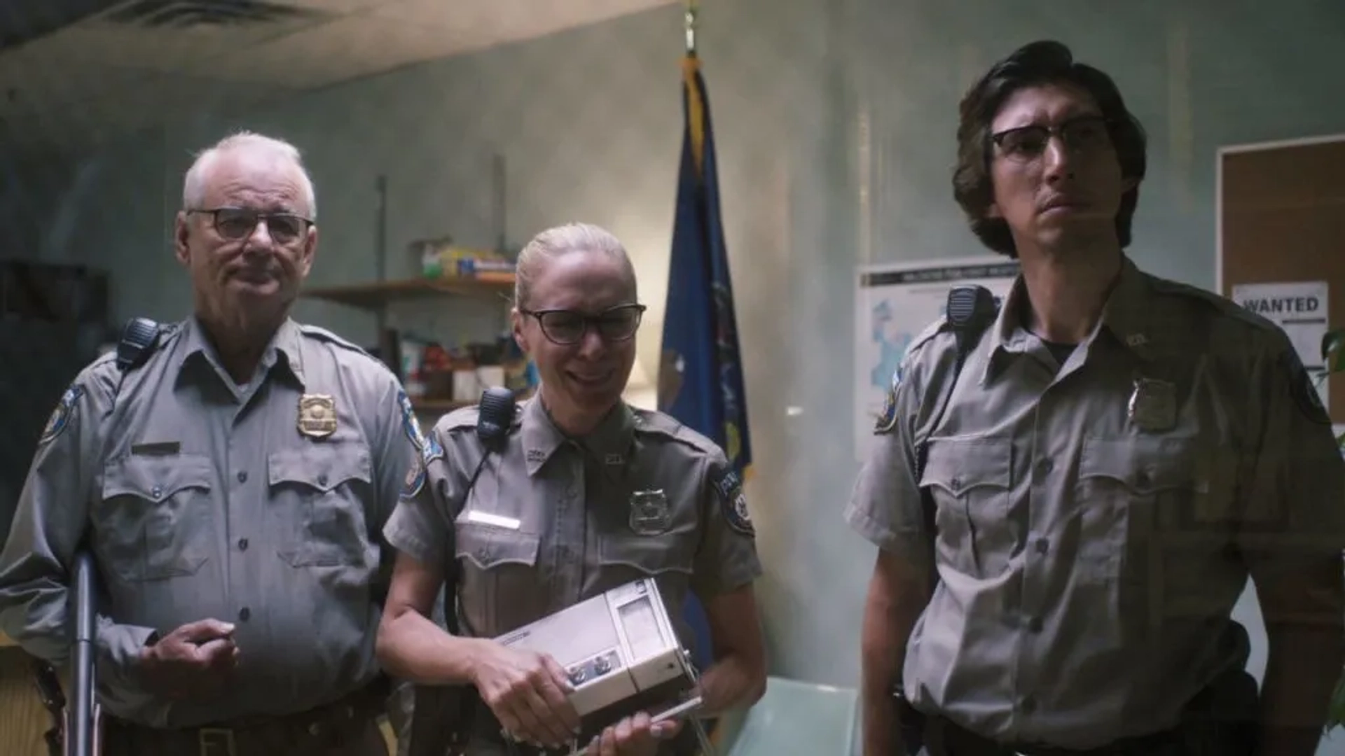 Bill Murray, Chloë Sevigny, and Adam Driver in The Dead Don't Die (2019)