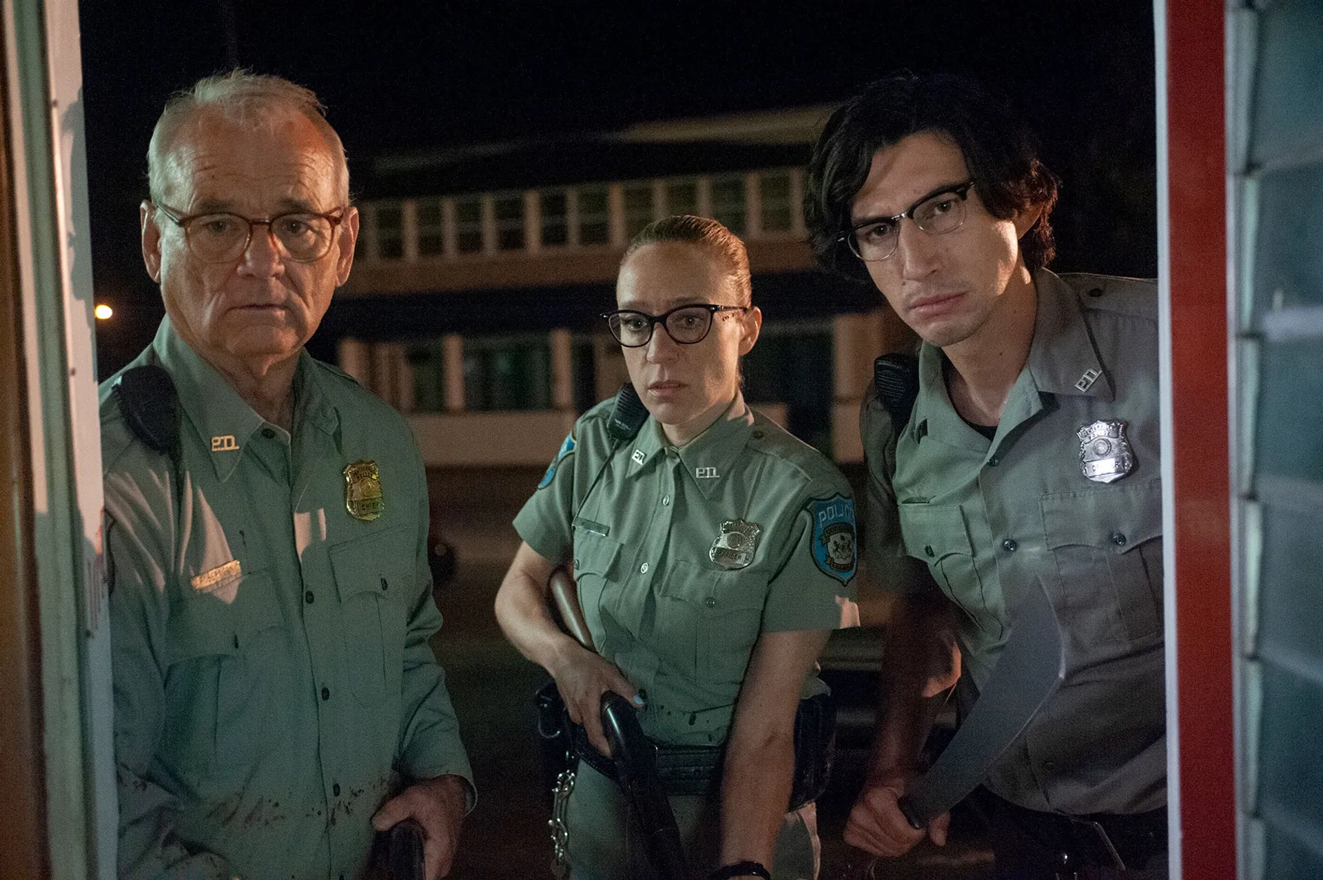 Bill Murray, Chloë Sevigny, and Adam Driver in The Dead Don't Die (2019)