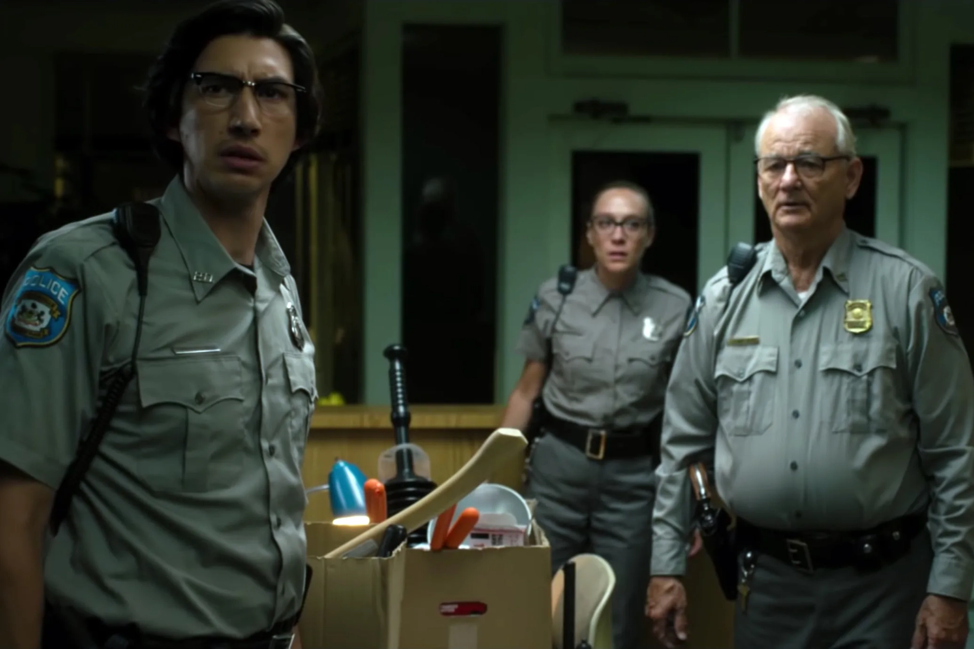 Bill Murray, Chloë Sevigny, and Adam Driver in The Dead Don't Die (2019)