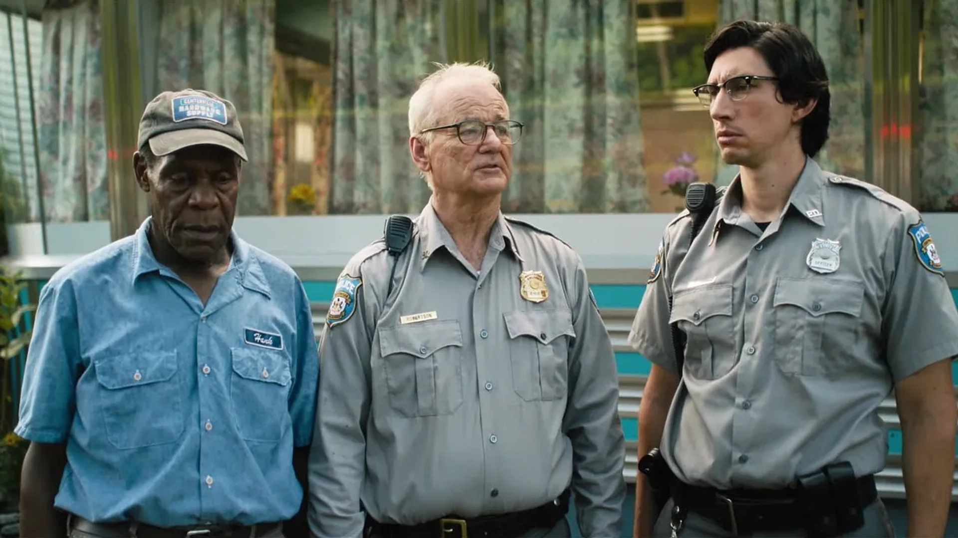 Bill Murray, Danny Glover, and Adam Driver in The Dead Don't Die (2019)