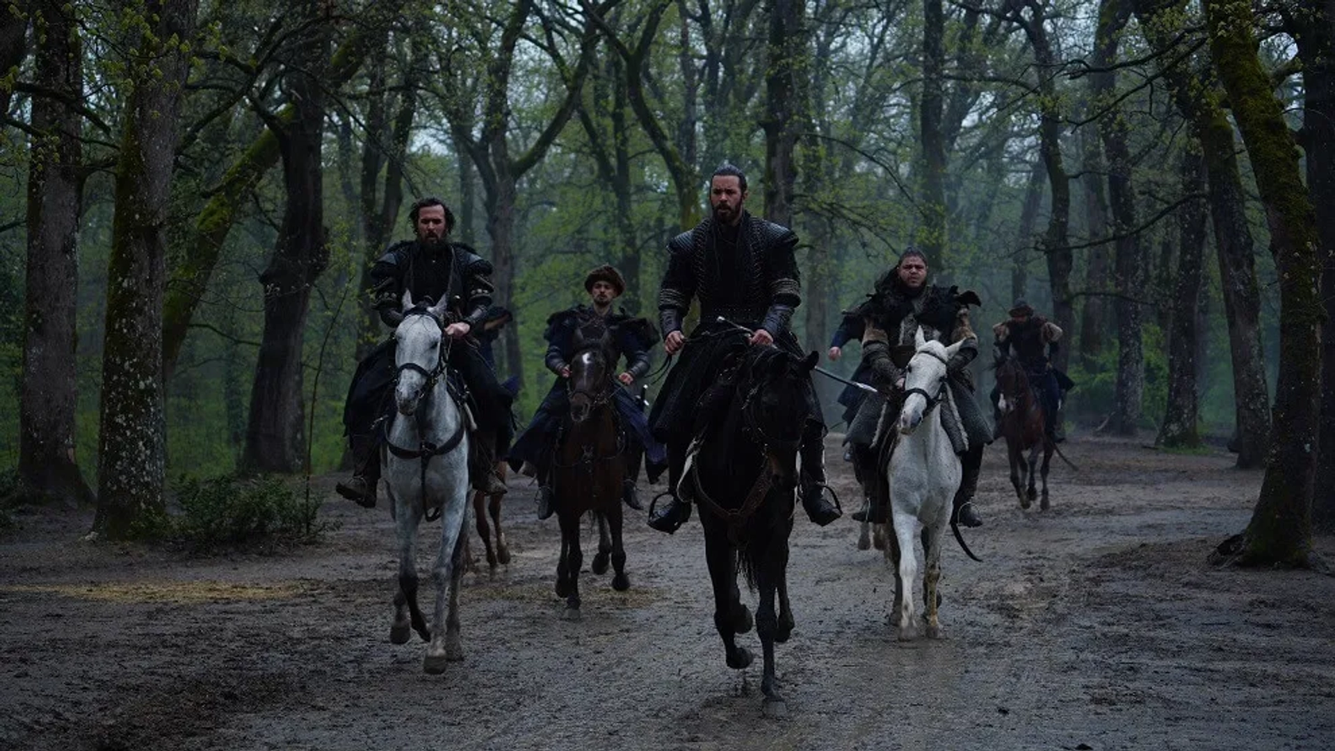 Uygar Özçelik, Baris Arduç, and Burak Safak in Alparslan: The Great Seljuks (2021)