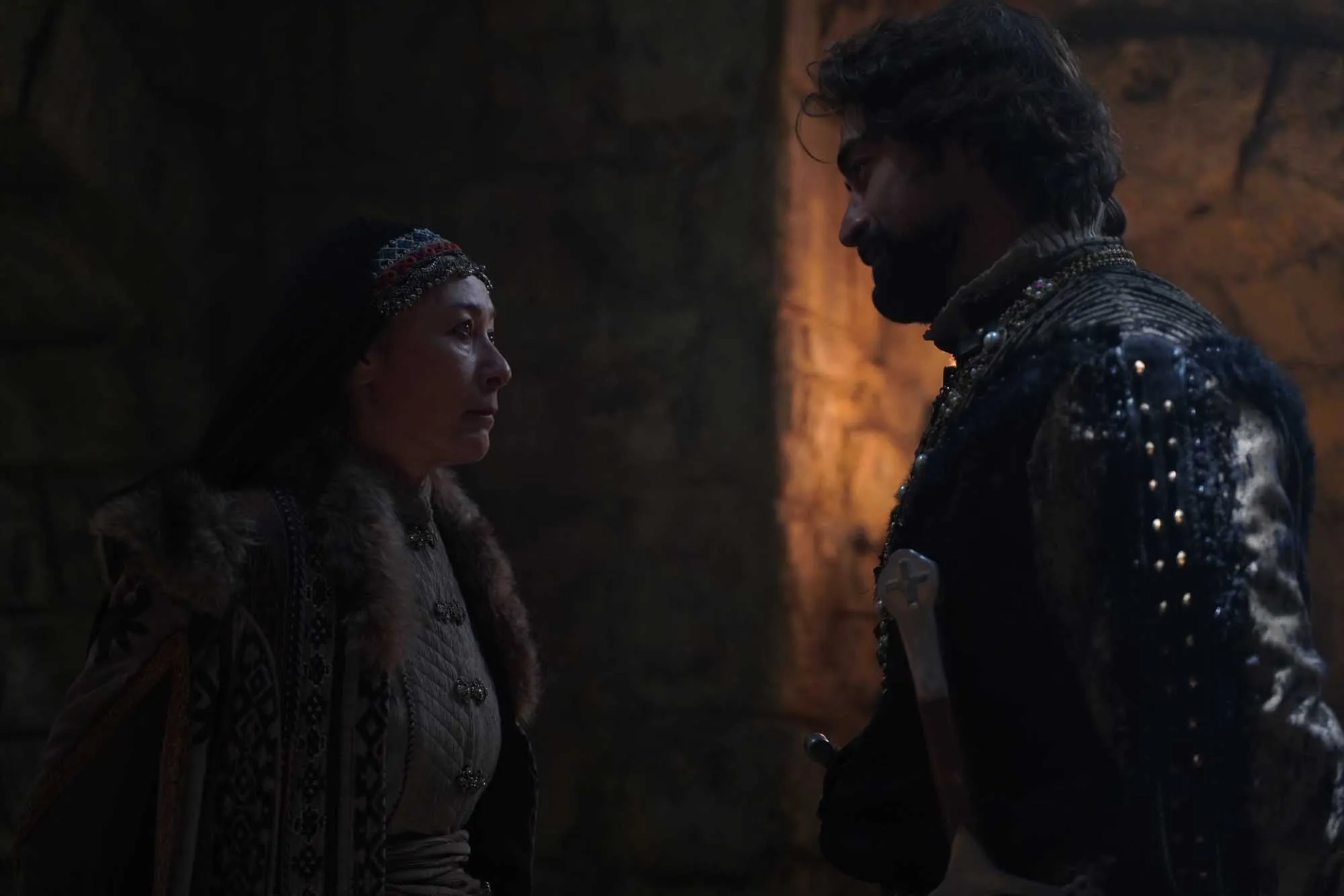 Aysegül Ünsal and Sarp Levendoglu in Alparslan: The Great Seljuks (2021)