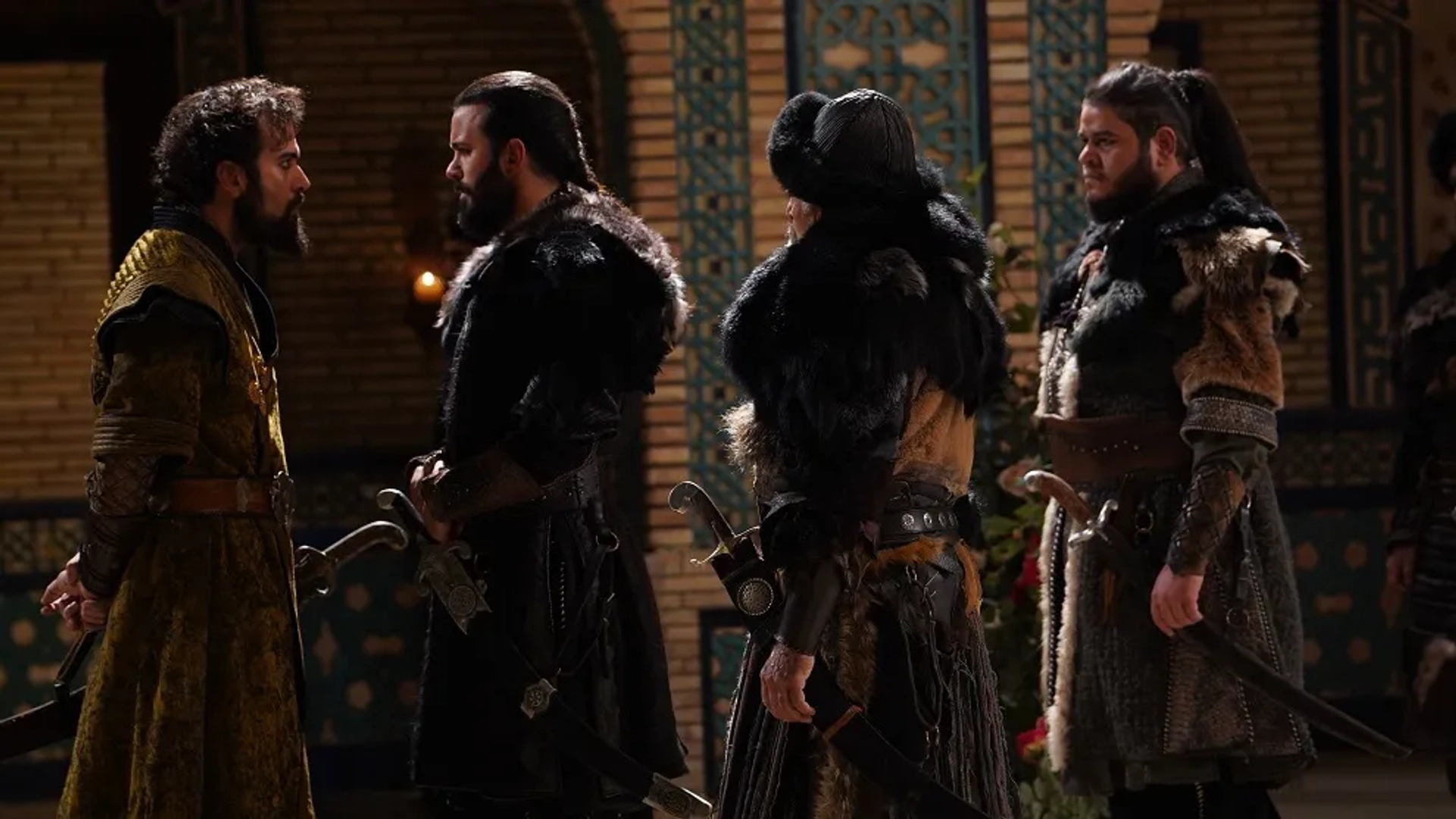 Uygar Özçelik, Baris Arduç, and Burak Safak in Alparslan: The Great Seljuks (2021)