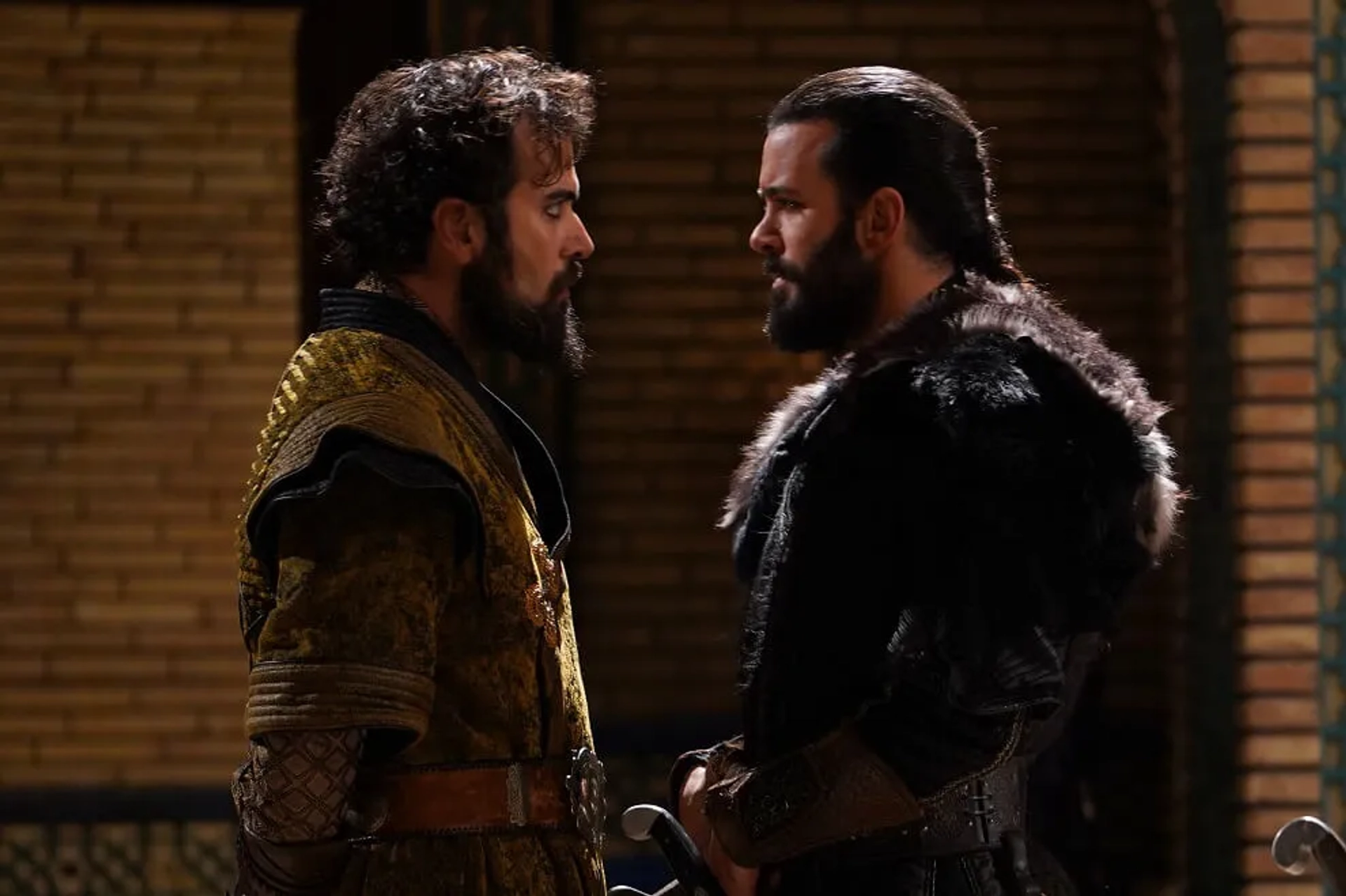 Uygar Özçelik and Baris Arduç in Alparslan: The Great Seljuks (2021)