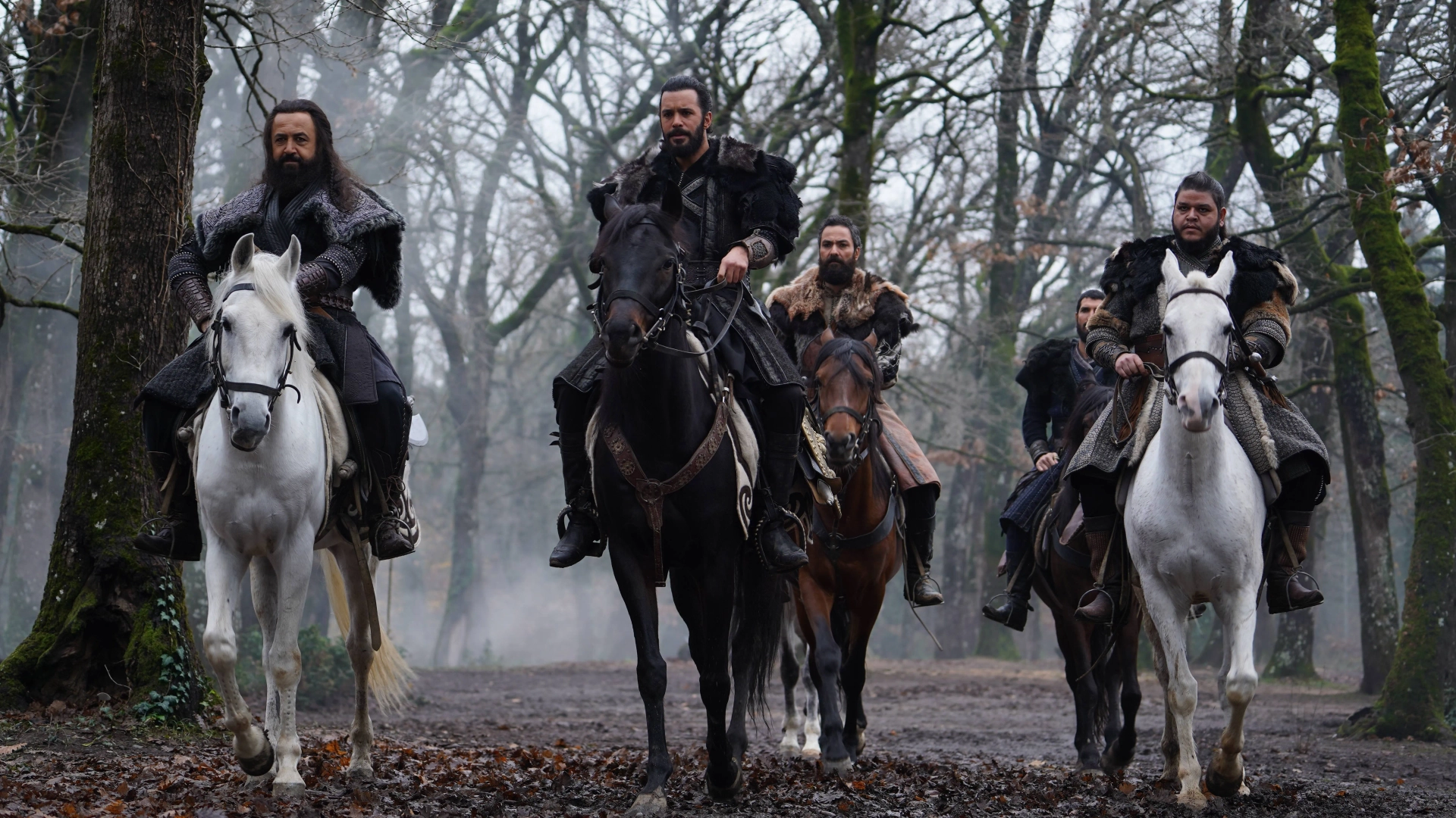 Mehmet Özgür, Baris Arduç, Burak Safak, and Kutay Sungar in Alparslan: The Great Seljuks (2021)