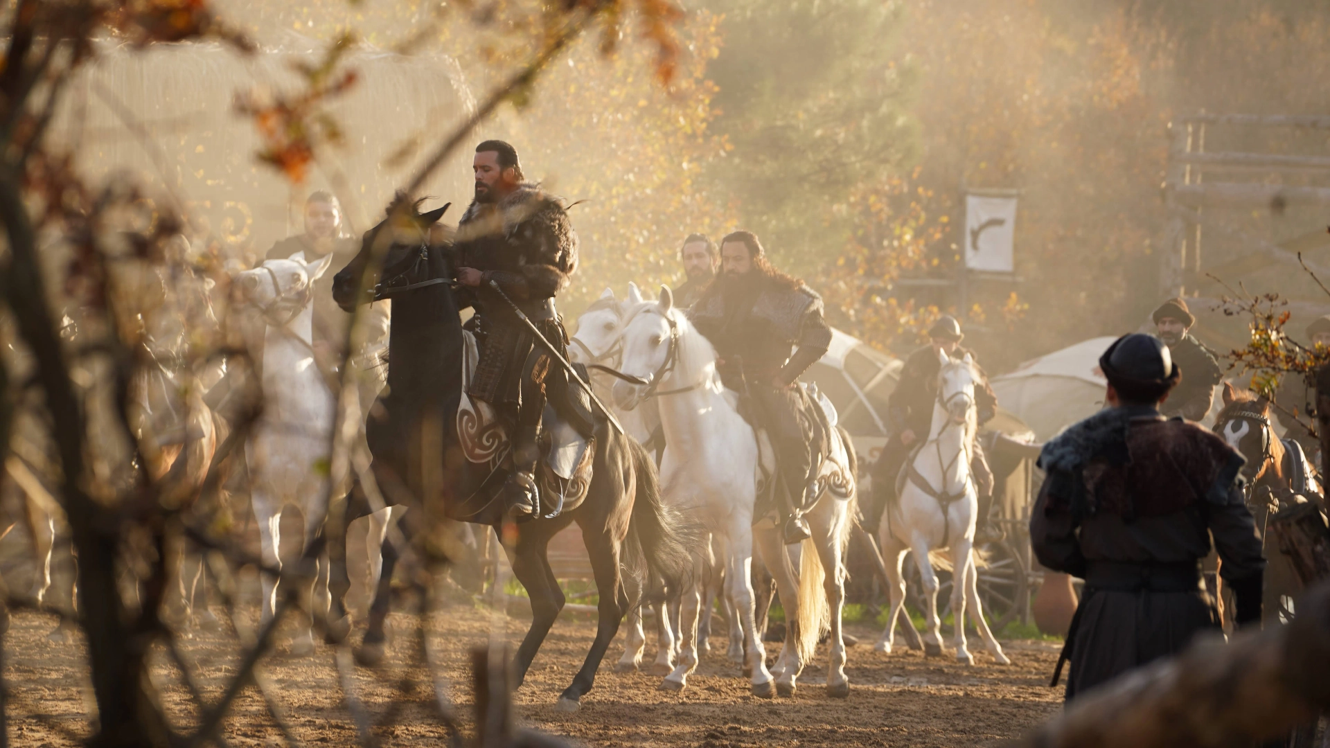 Mehmet Özgür, Emre Bulut, Baris Arduç, and Burak Safak in Alparslan: The Great Seljuks (2021)