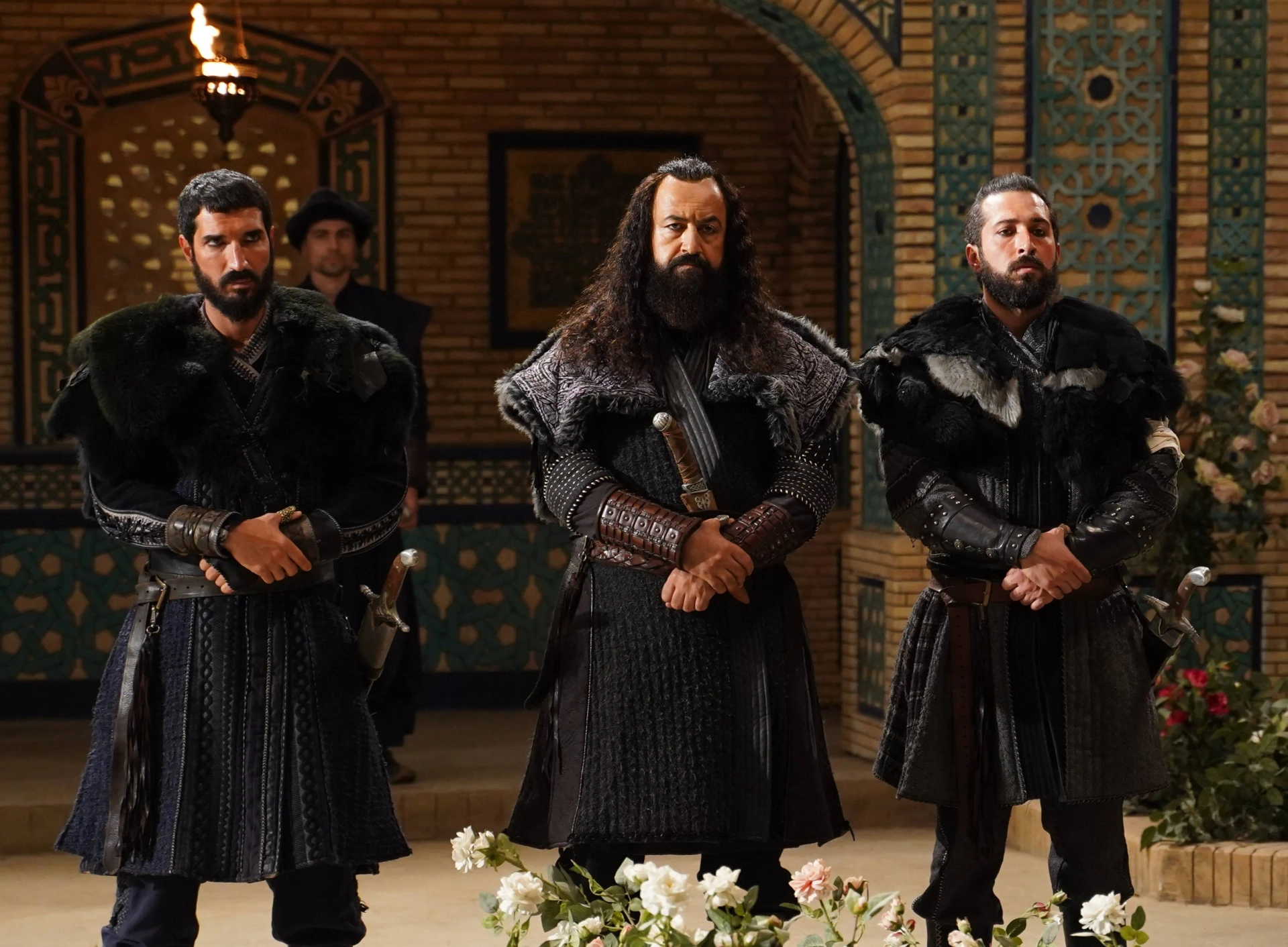 Mehmet Özgür, Emre Bulut, and Onur Ayçelik in Alparslan: The Great Seljuks (2021)