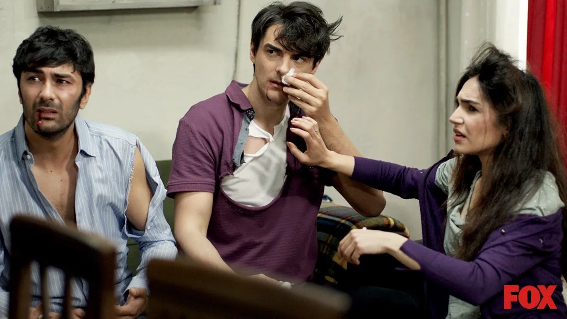 Mehmetcan Mincinozlu, Sahra Sas, and Mehmet Korhan Firat in Our Story: 69. Bolum (2019)