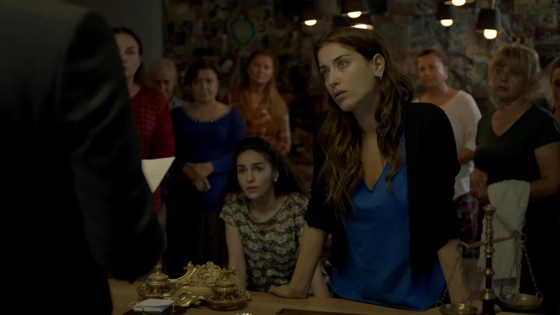 Hazal Kaya and Sahra Sas in Our Story (2017)