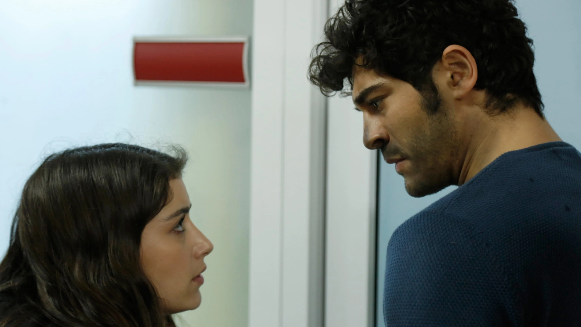 Hazal Kaya and Burak Deniz in Our Story (2017)