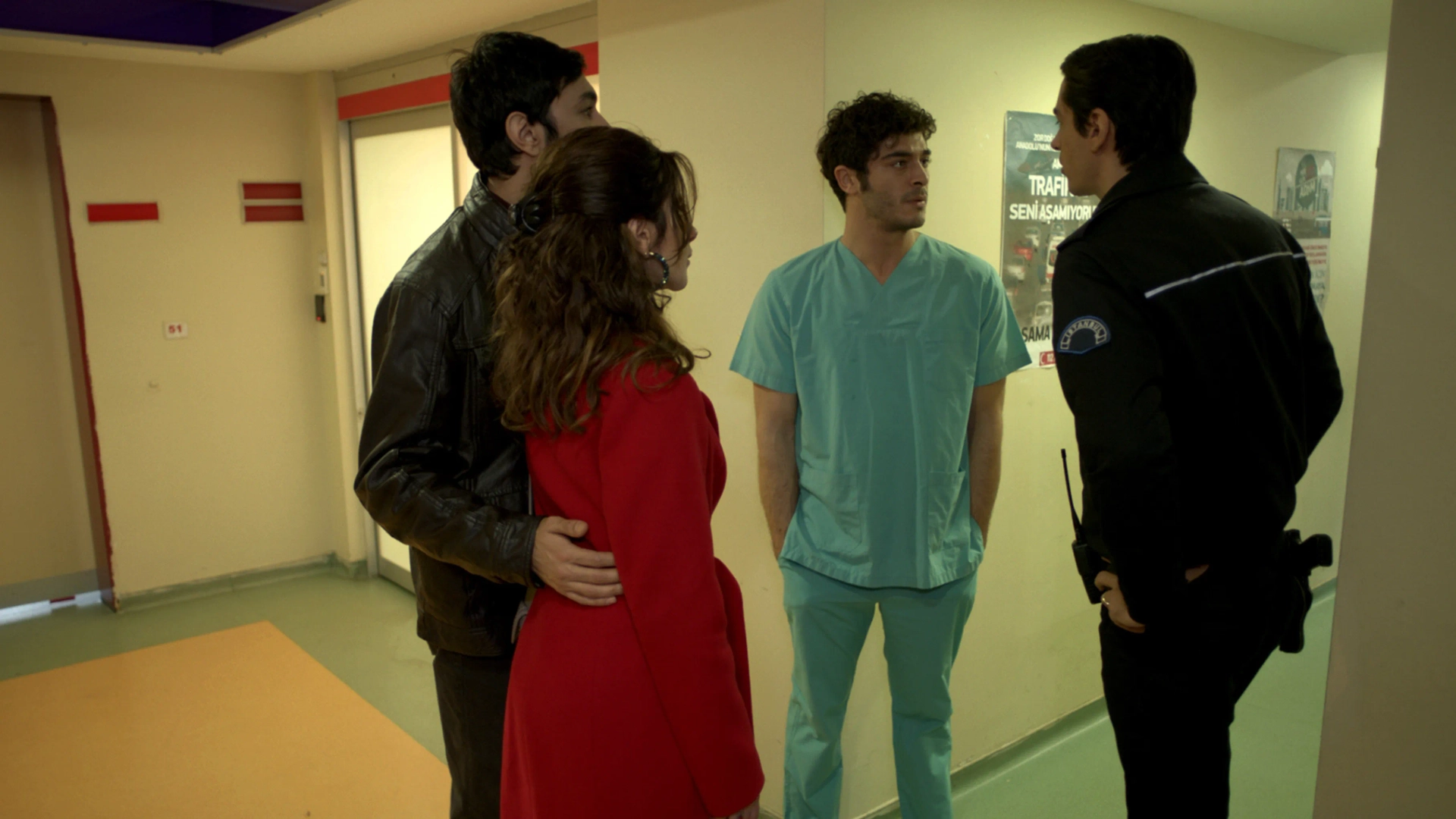 Nesrin Cavadzade, Mehmetcan Mincinozlu, Burak Deniz, and Mehmet Korhan Firat in Our Story (2017)