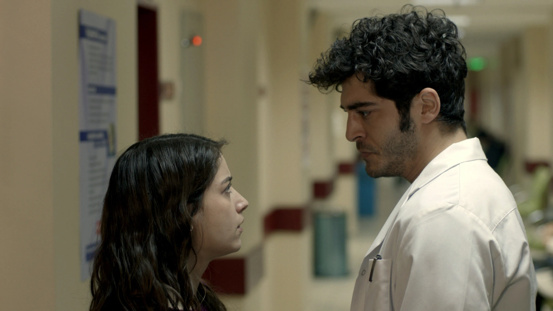 Hazal Kaya and Burak Deniz in Our Story (2017)