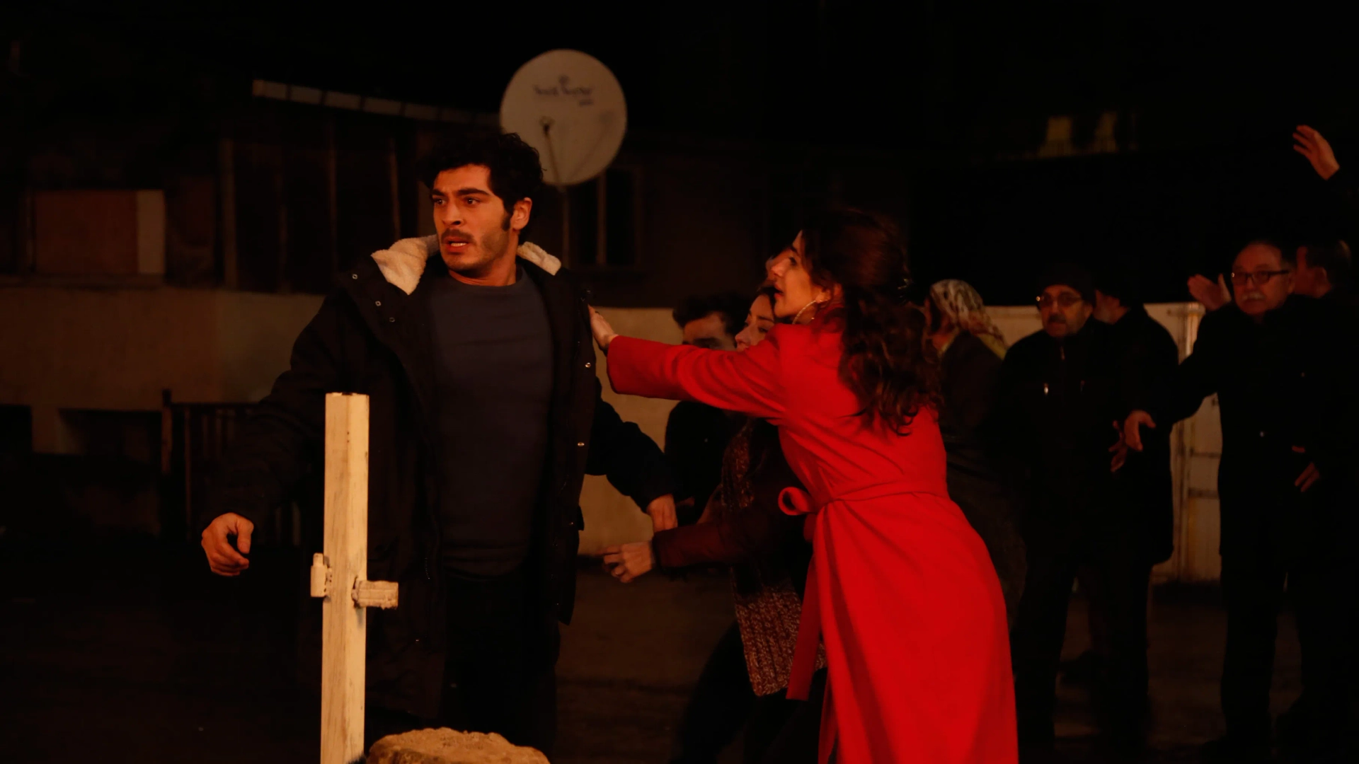 Nesrin Cavadzade and Burak Deniz in Our Story (2017)