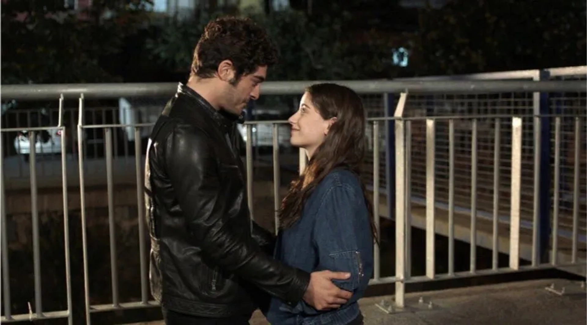 Hazal Kaya and Burak Deniz in Our Story (2017)