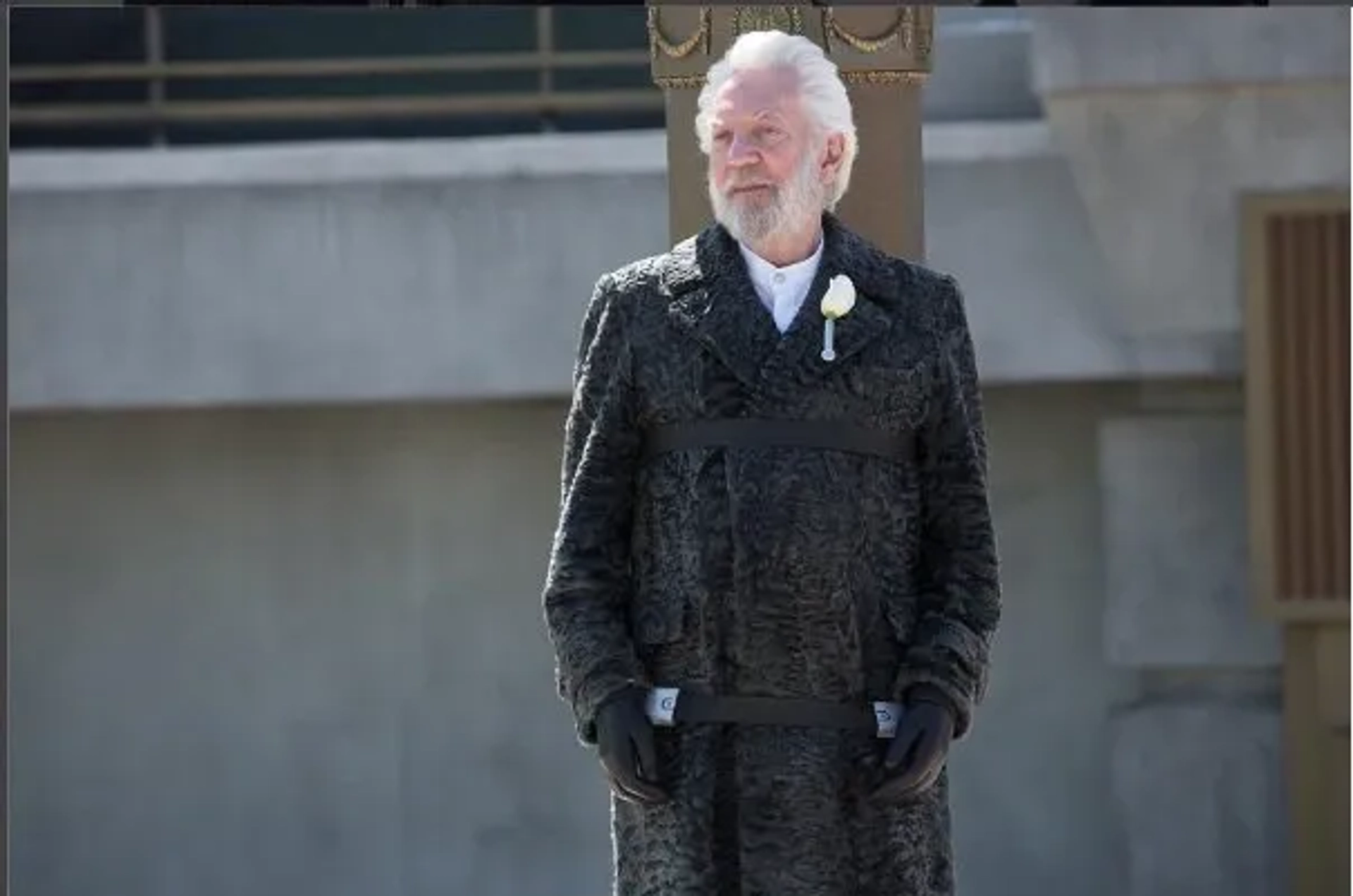 Donald Sutherland in The Hunger Games: Mockingjay - Part 2 (2015)