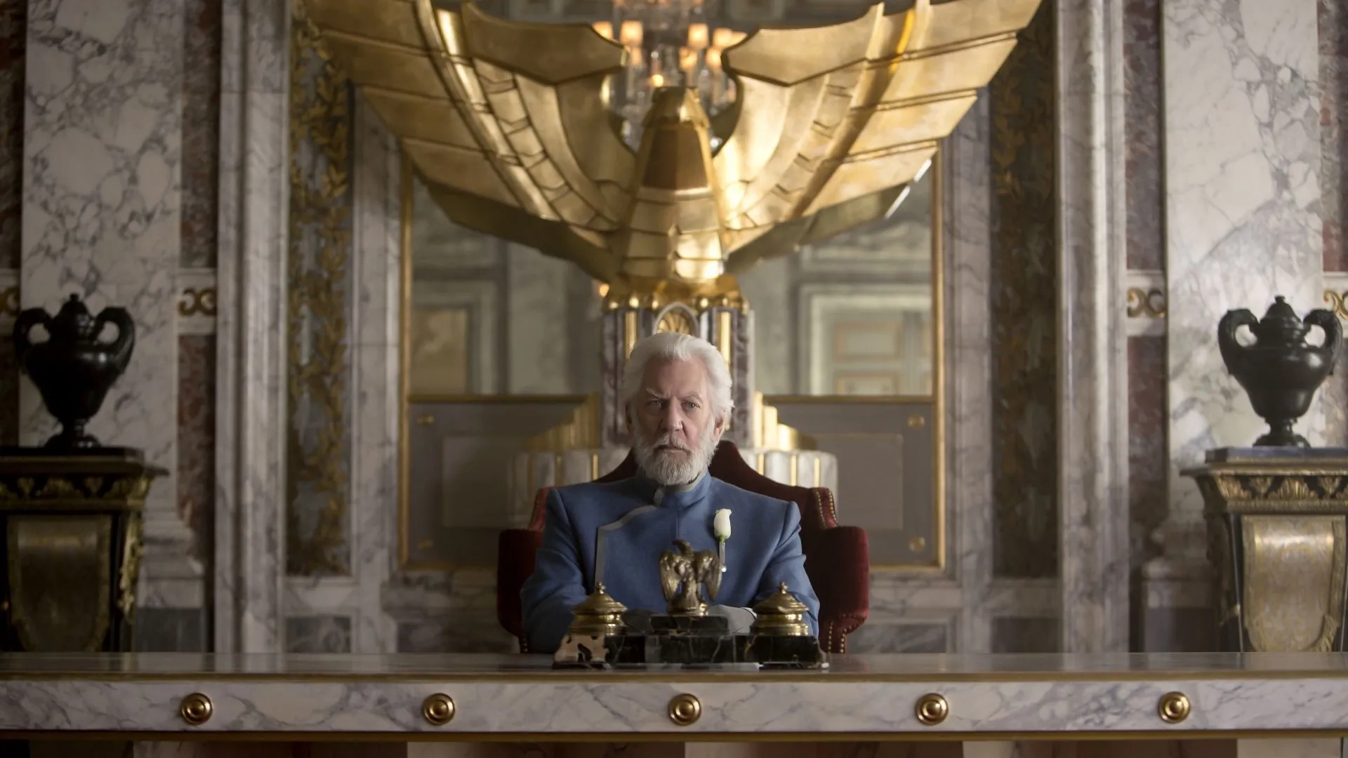 Donald Sutherland in The Hunger Games: Mockingjay - Part 2 (2015)