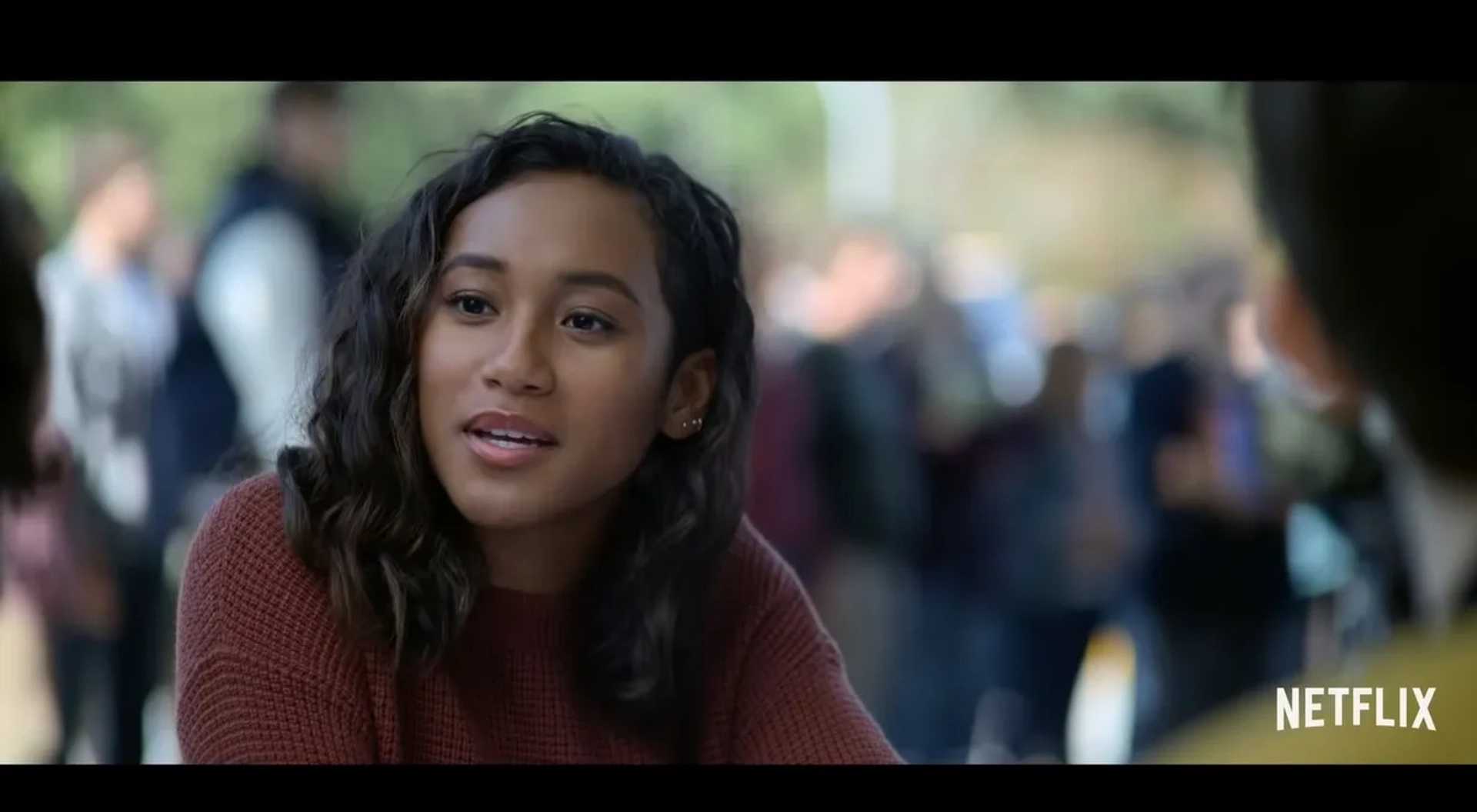 Sydney Park and Jesse LaTourette in There's Someone Inside Your House (2021)