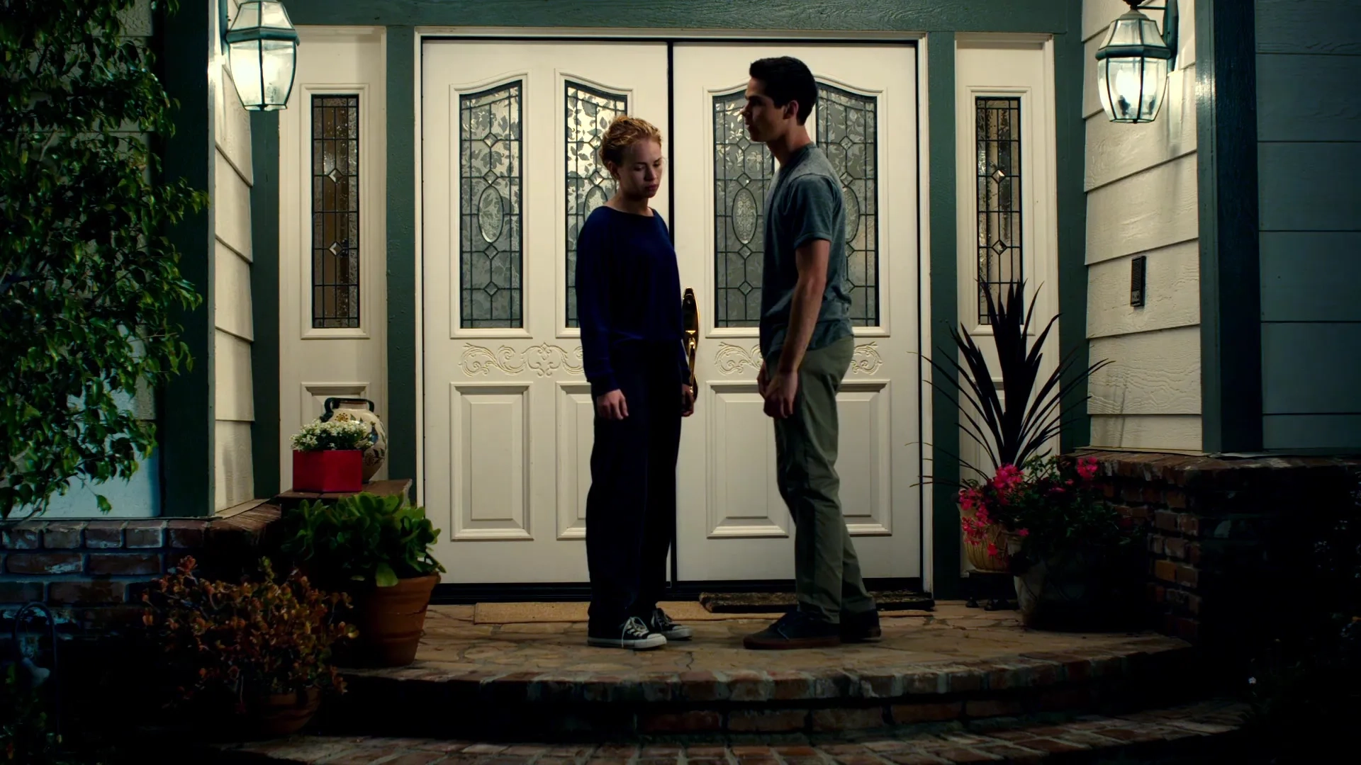 Britt Robertson and Dylan O'Brien in The First Time (2012)