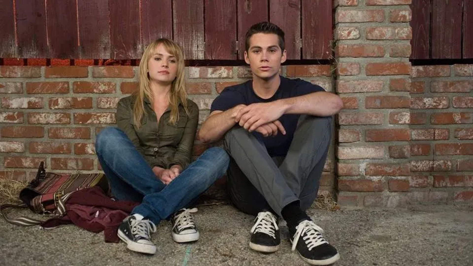 Britt Robertson and Dylan O'Brien in The First Time (2012)