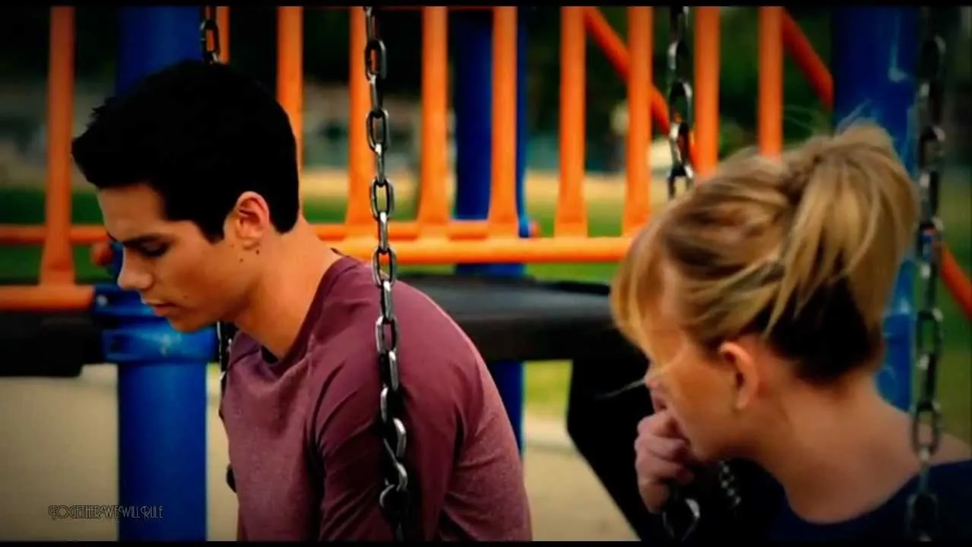 Britt Robertson and Dylan O'Brien in The First Time (2012)