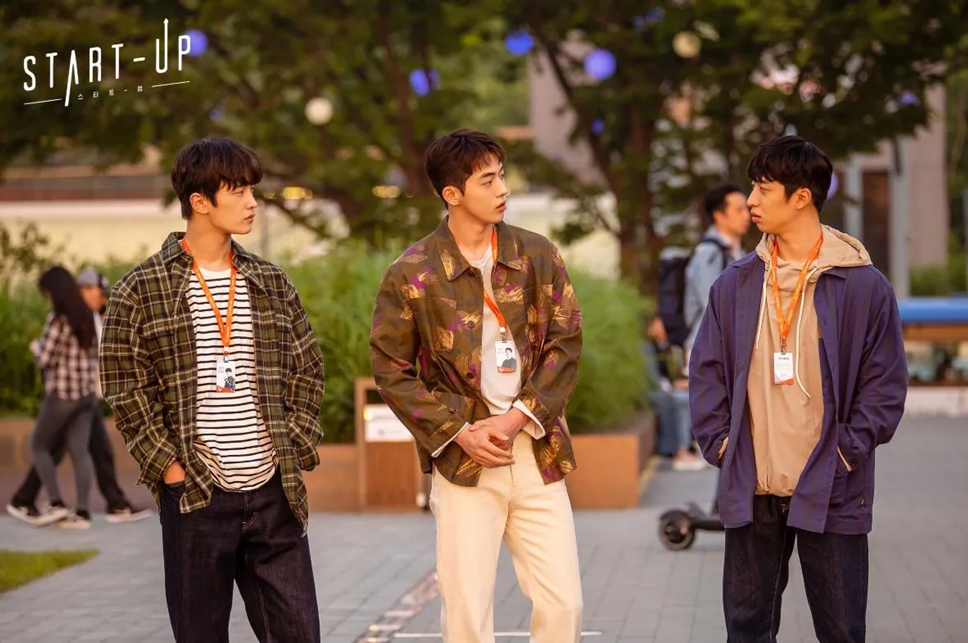 Kim Do-Wan, Yoo Su-bin, and Nam Joo-hyuk in Start-Up (2020)