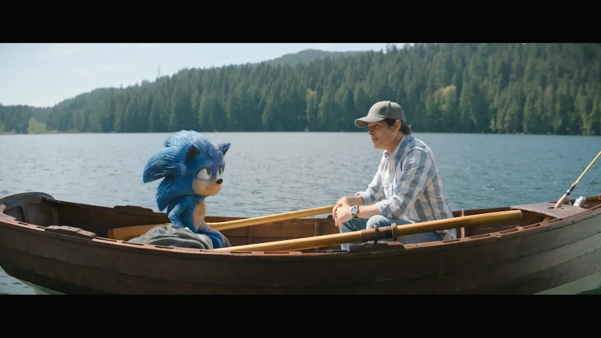 James Marsden and Ben Schwartz in Sonic the Hedgehog 2 (2022)