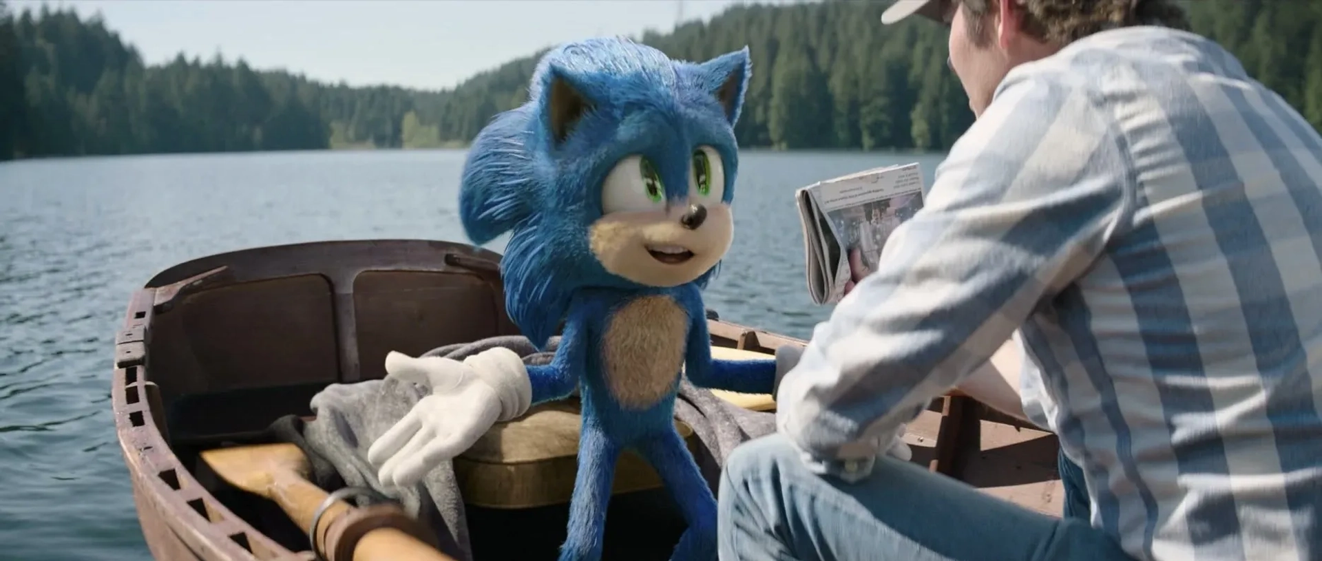 James Marsden and Ben Schwartz in Sonic the Hedgehog 2 (2022)