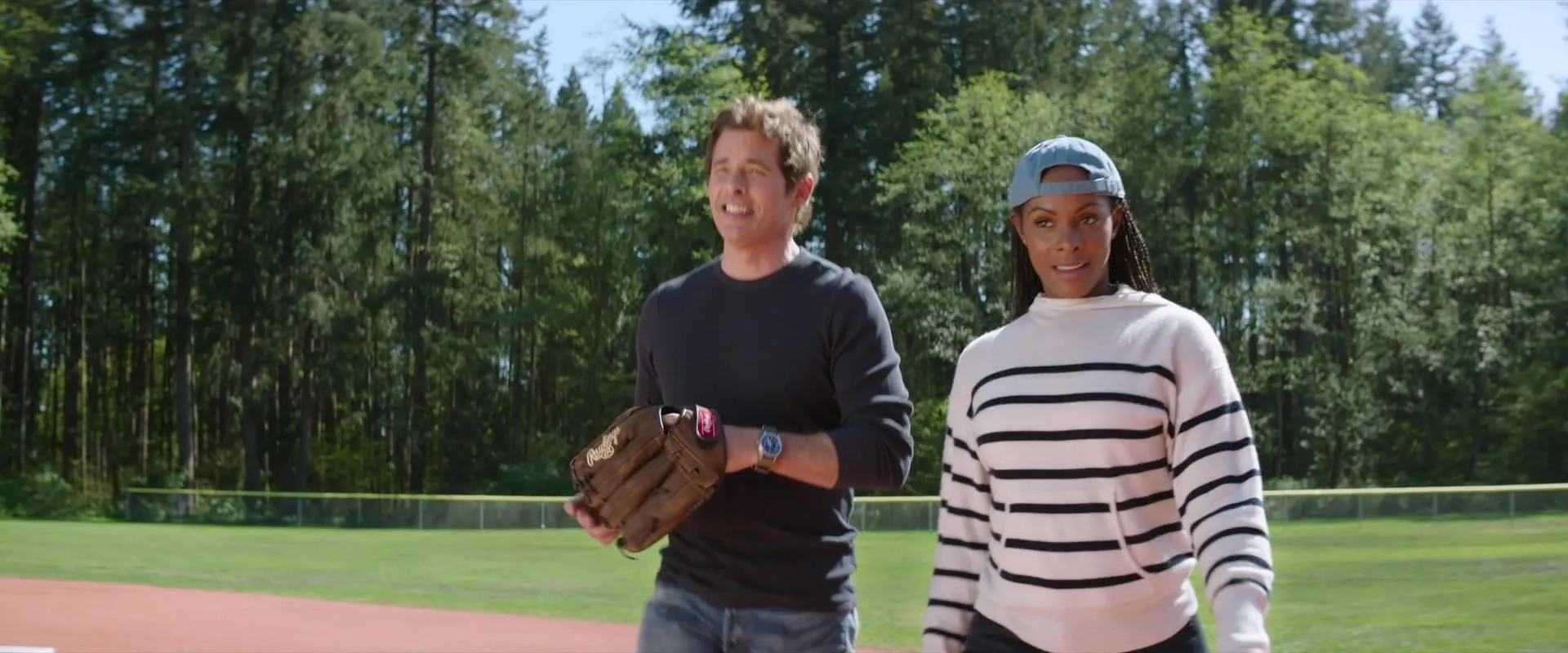 James Marsden and Tika Sumpter in Sonic the Hedgehog 2 (2022)